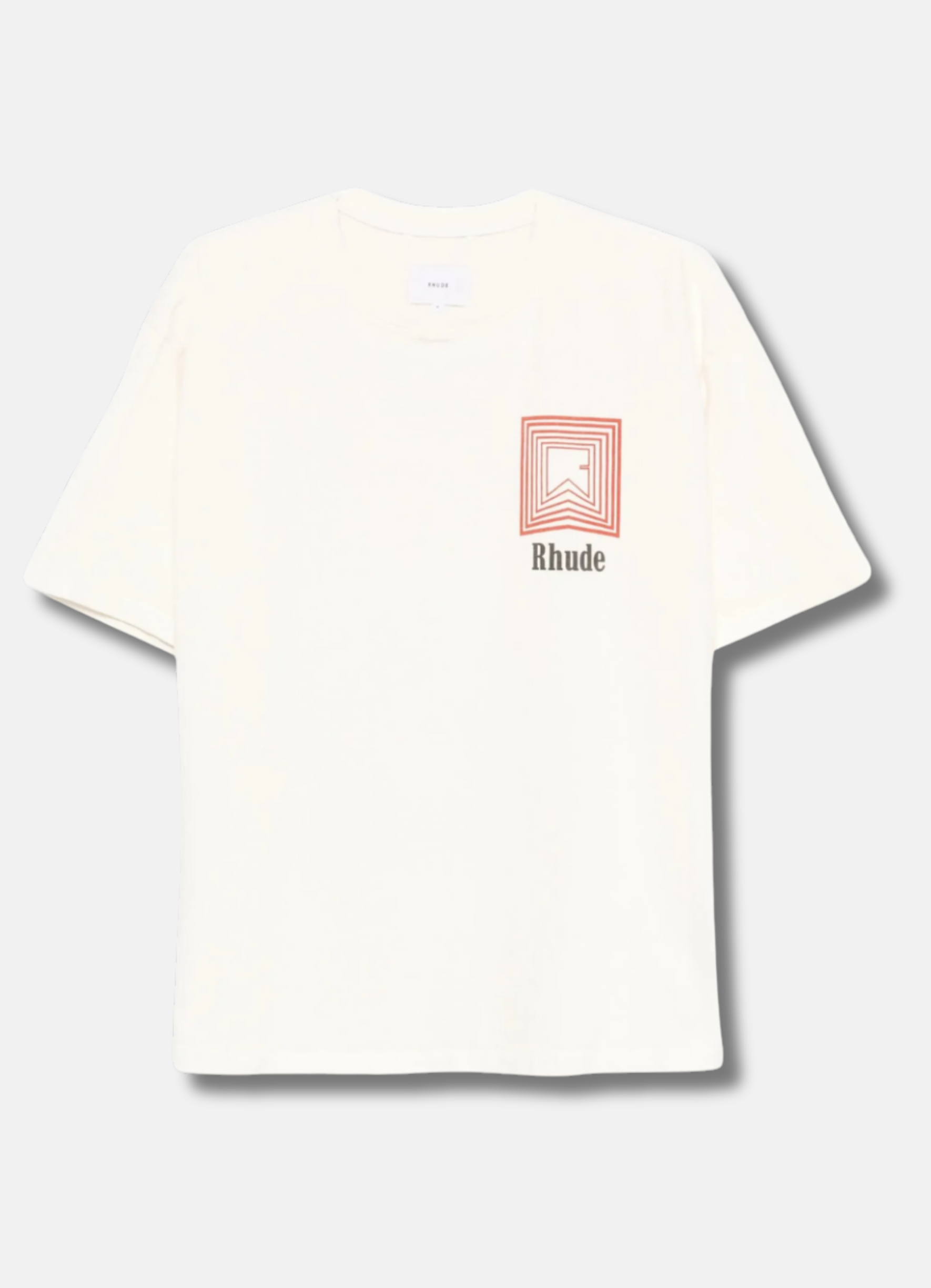 Logo Print T shirt טי שירט אובר סייז צבע לבן