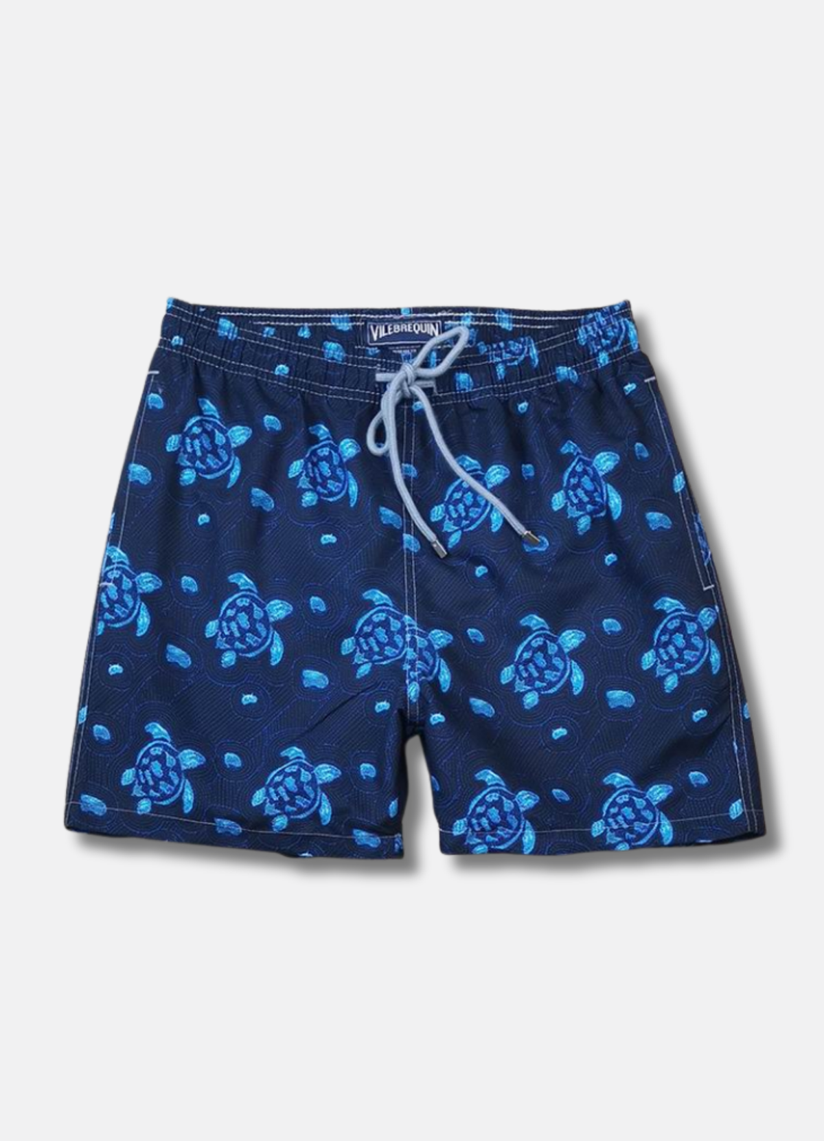 Turtle printed swim shorts בגד ים