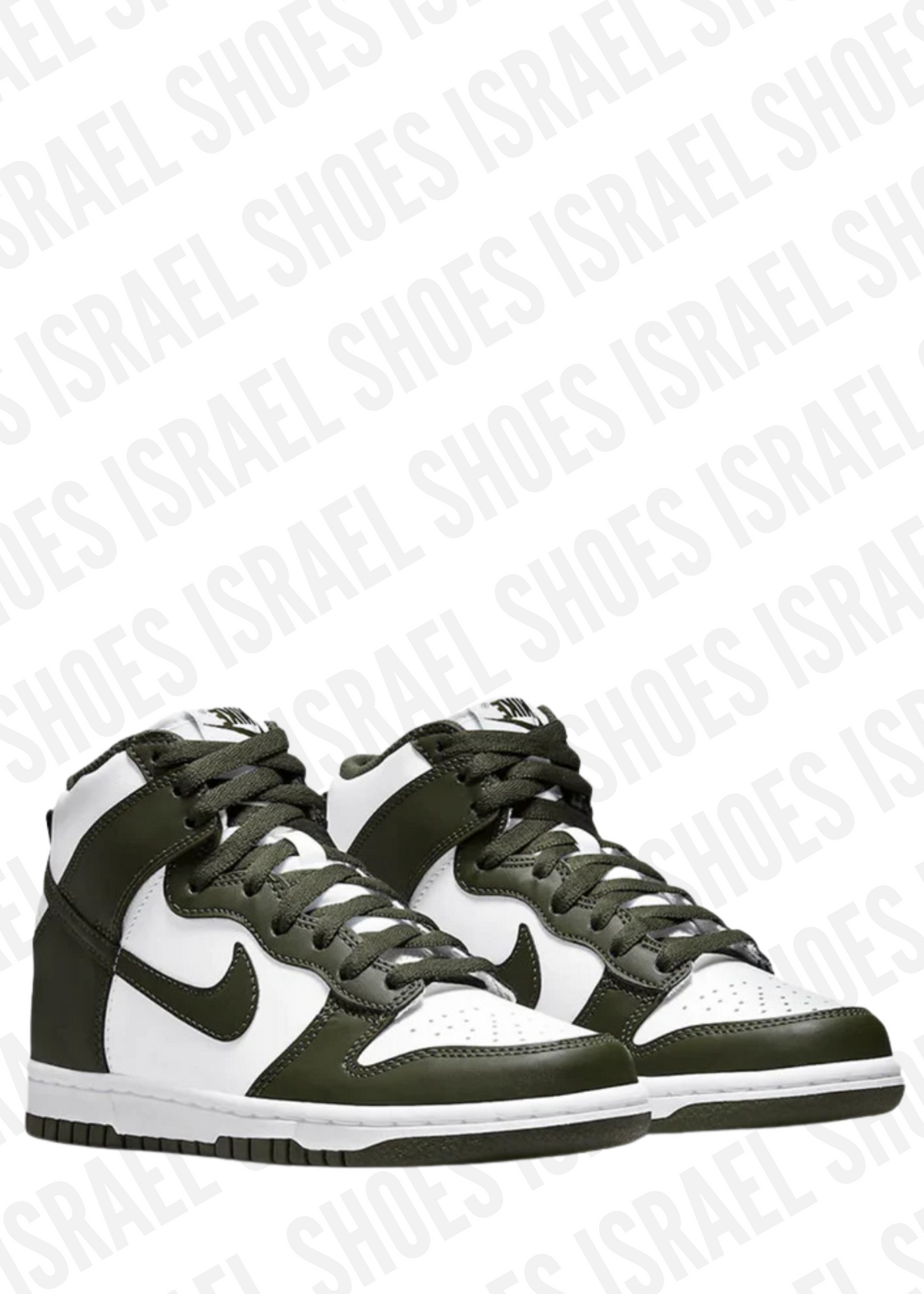 Nike Dunk High Retro "Cargo Khaki" olive green sneakers