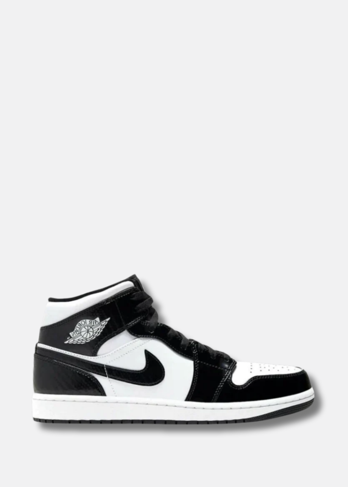 Air Jordan 1 Mid "Black And White" Panda Carbon Fiber