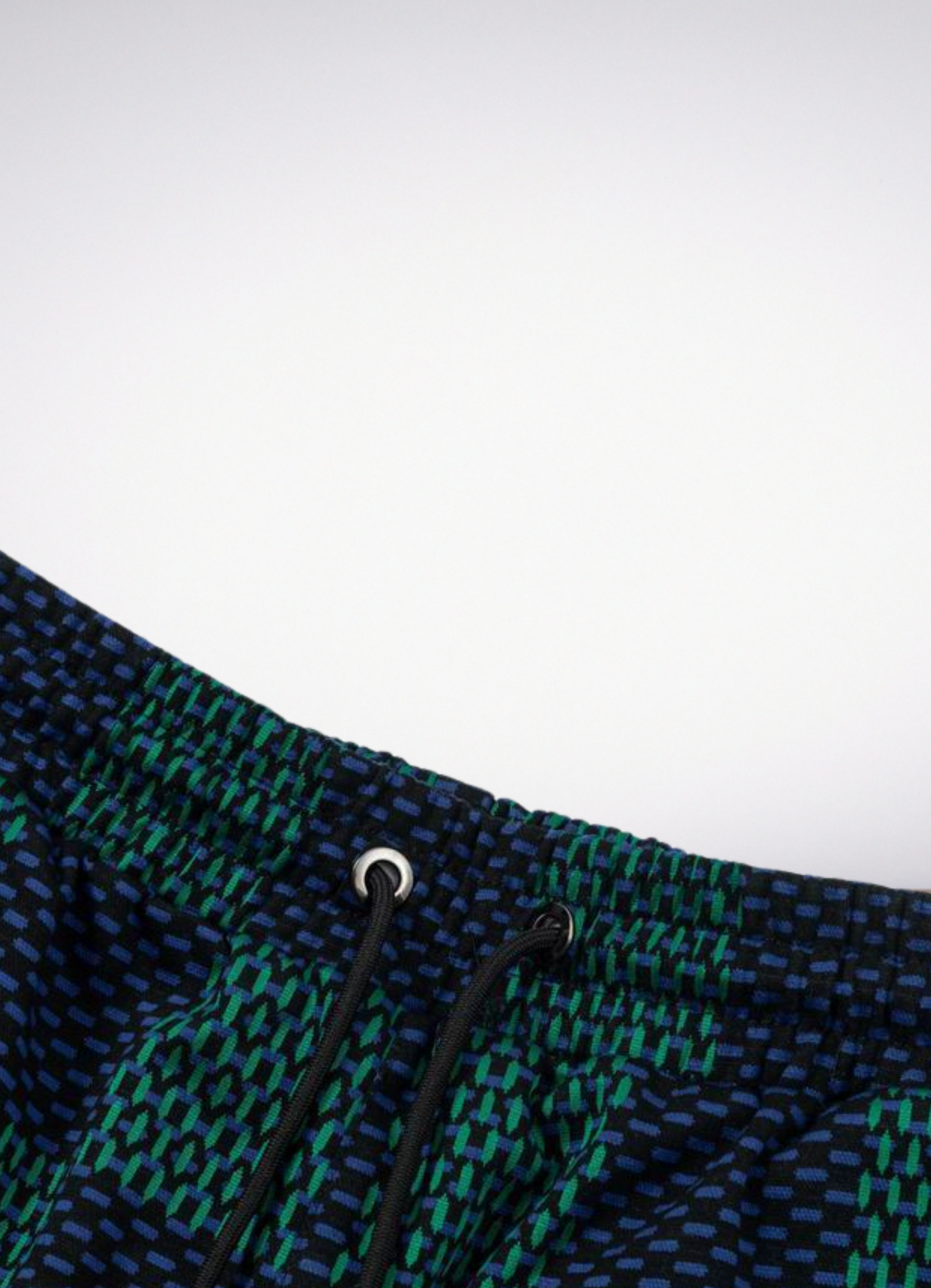 Logo Print Track Shorts Green