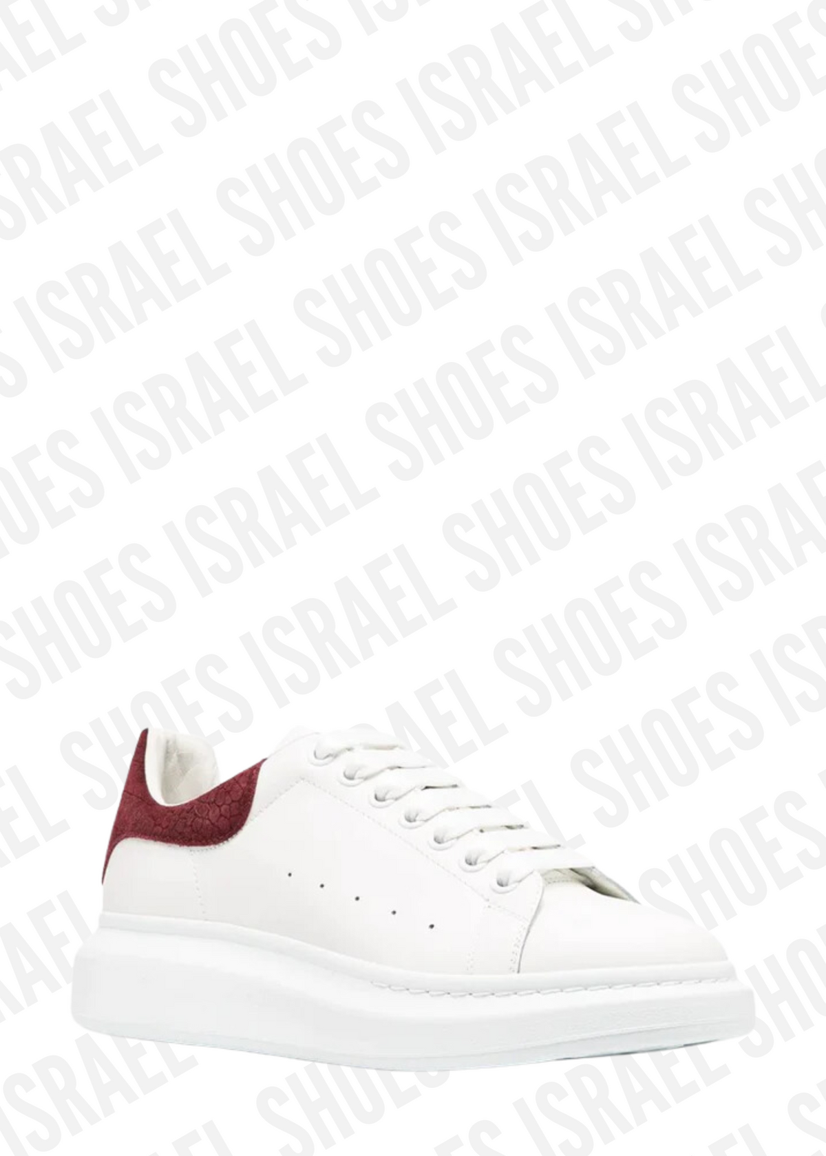 Alexander McQueen Oversized Sneaker bordeux