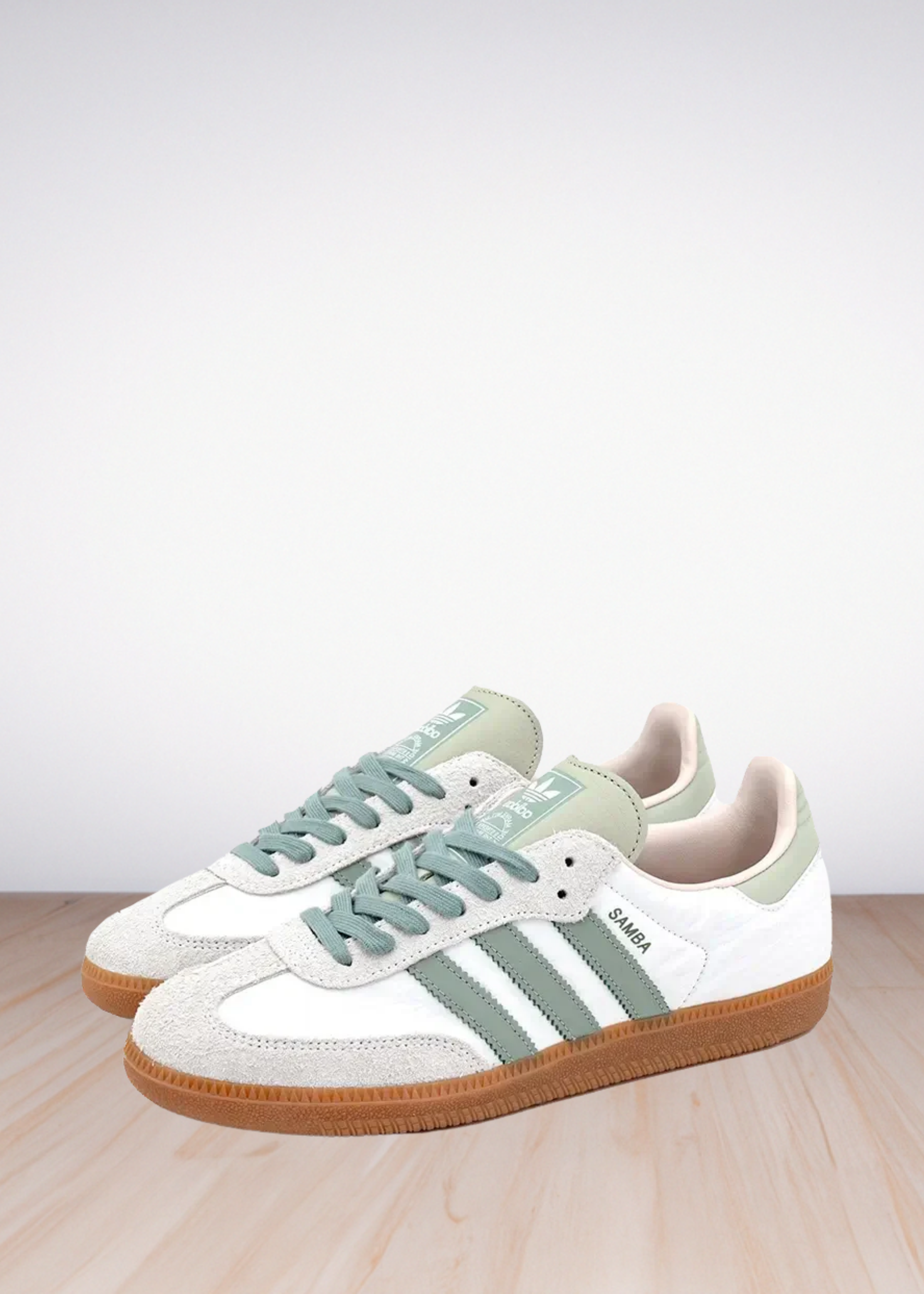 Samba OG Cloud White Silver Green