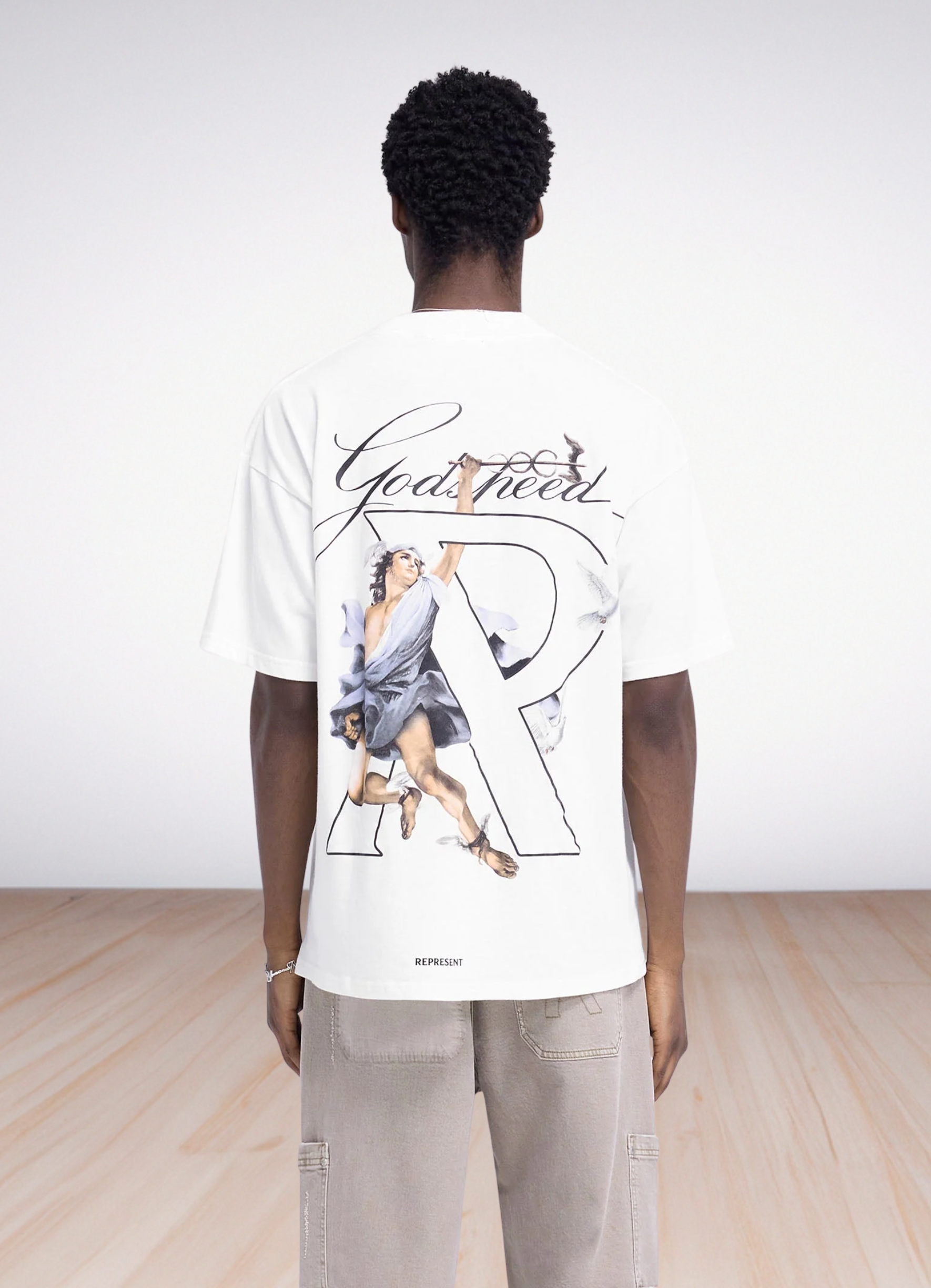 T-Shirt Black White