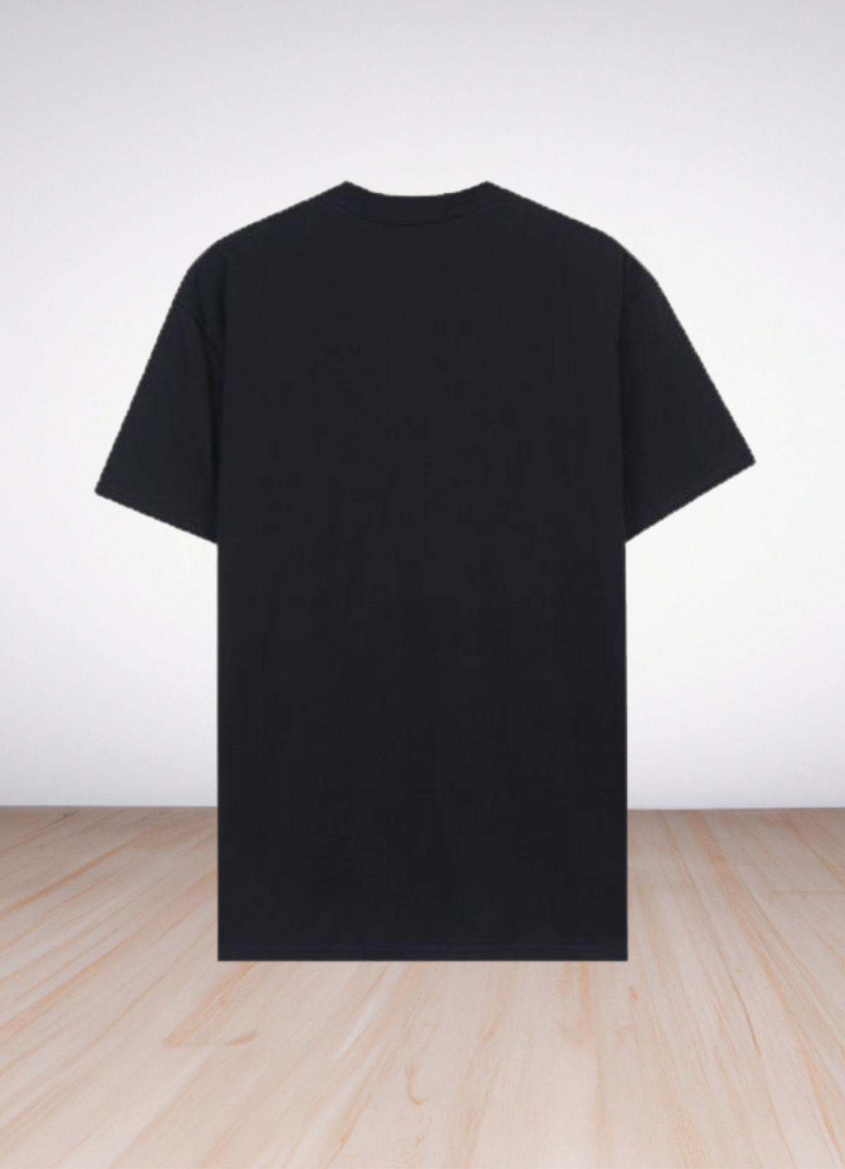 Logo Print T shirt Black