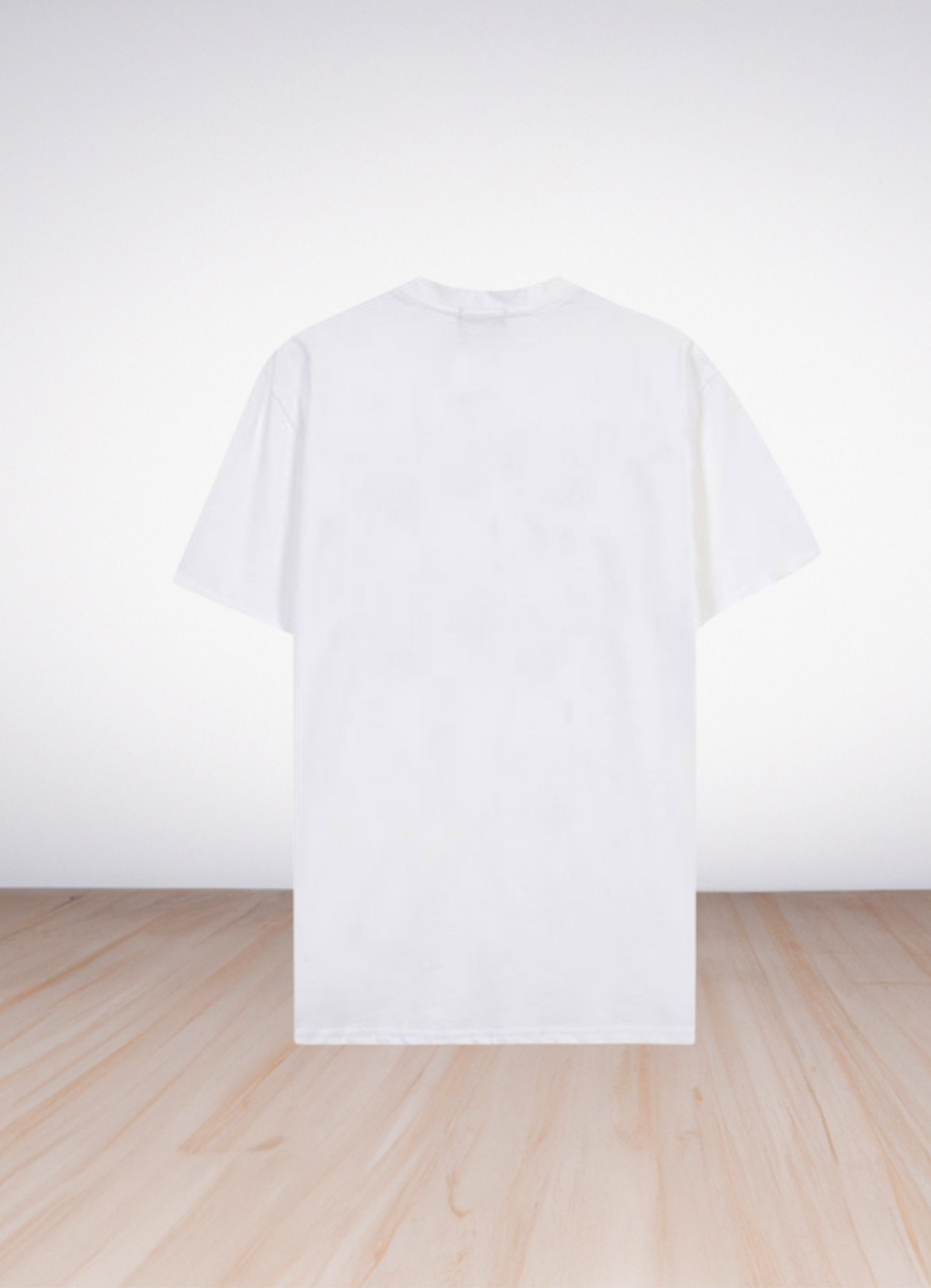 Logo Print T shirt White