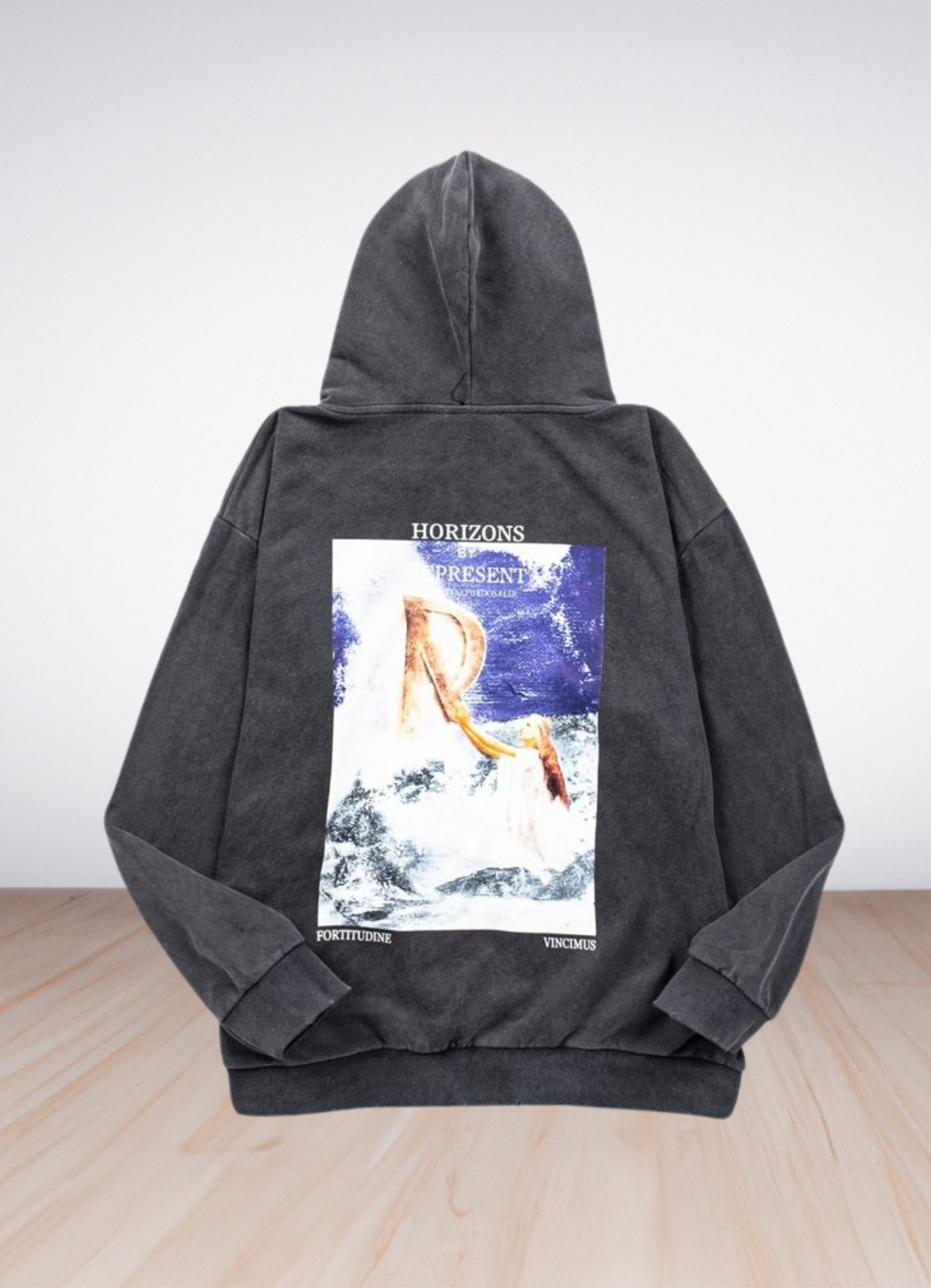 Reborn graphic-print hoodie