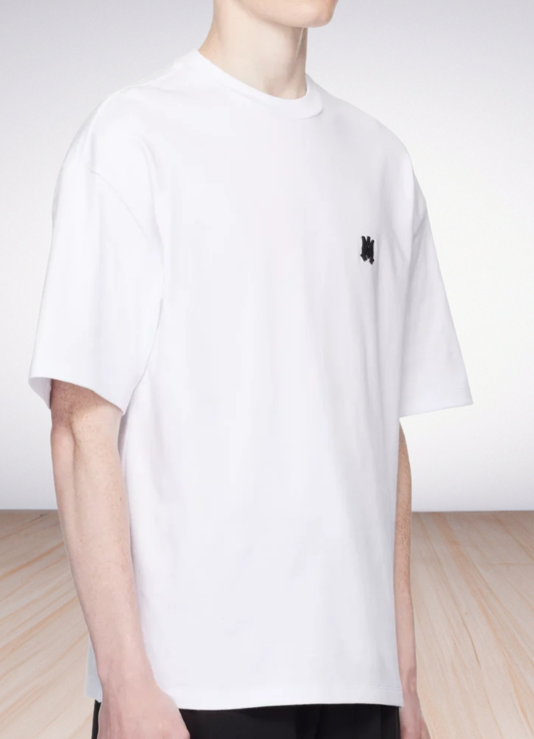 Cotton Logo T-Shirt בצבע לבן