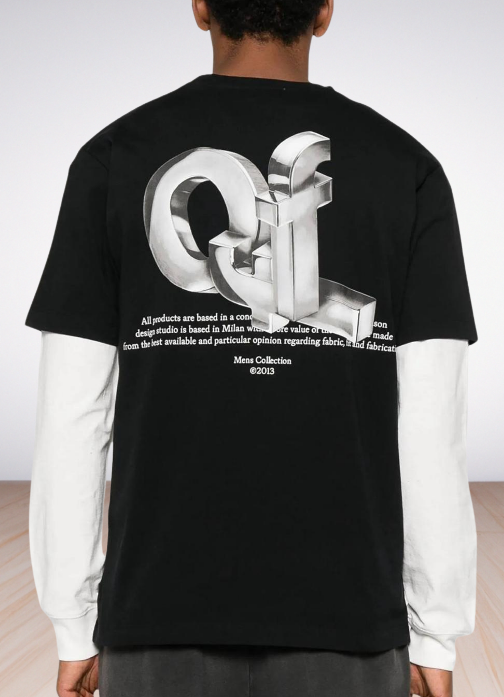 logo cotton T-shirt - חולצת כותנה עם לוגו