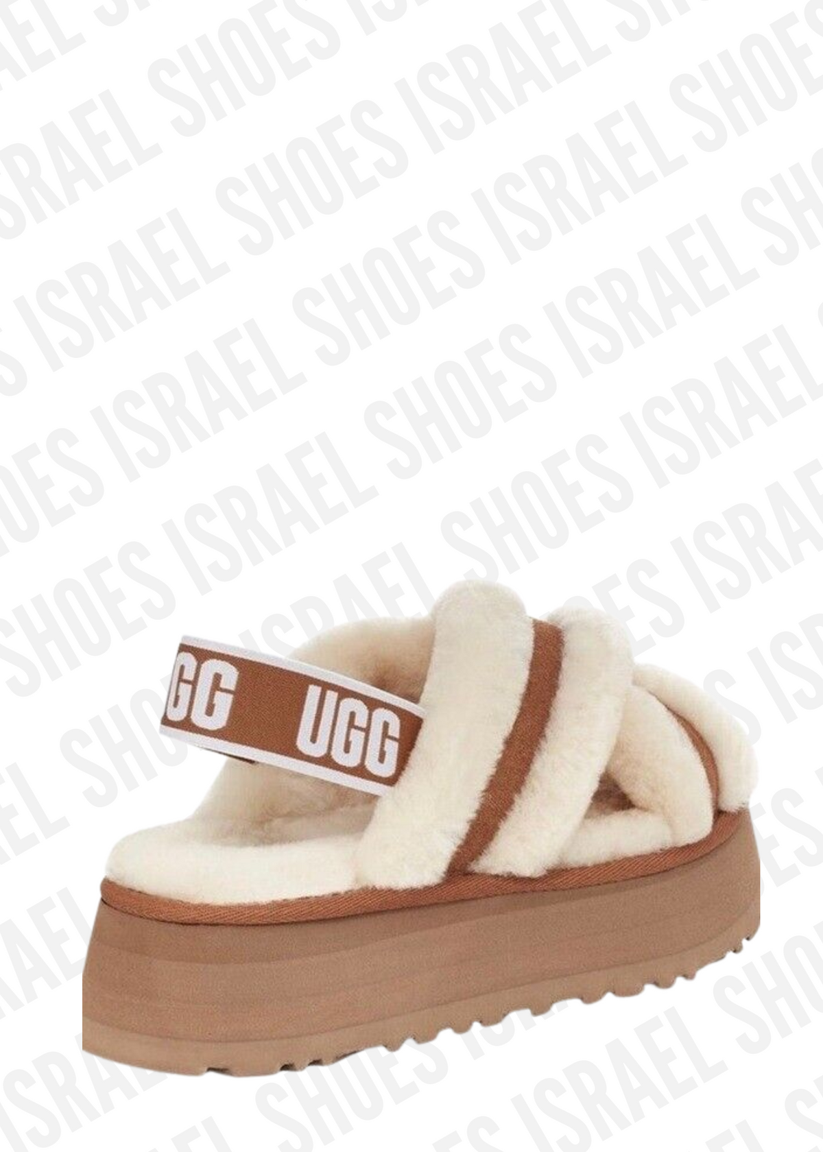 DISCO CROSS SLIDE IN CHESTNUT