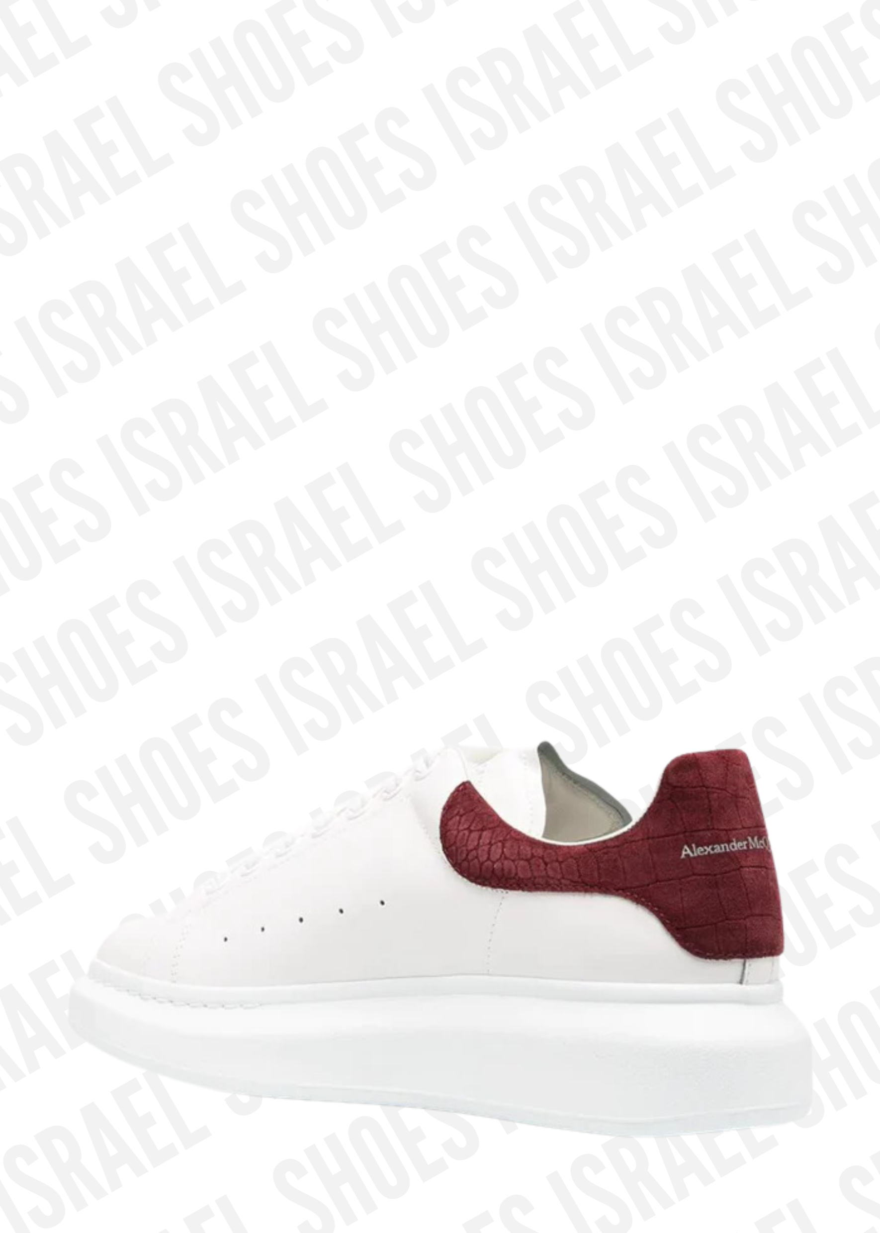 Alexander McQueen Oversized Sneaker bordeux