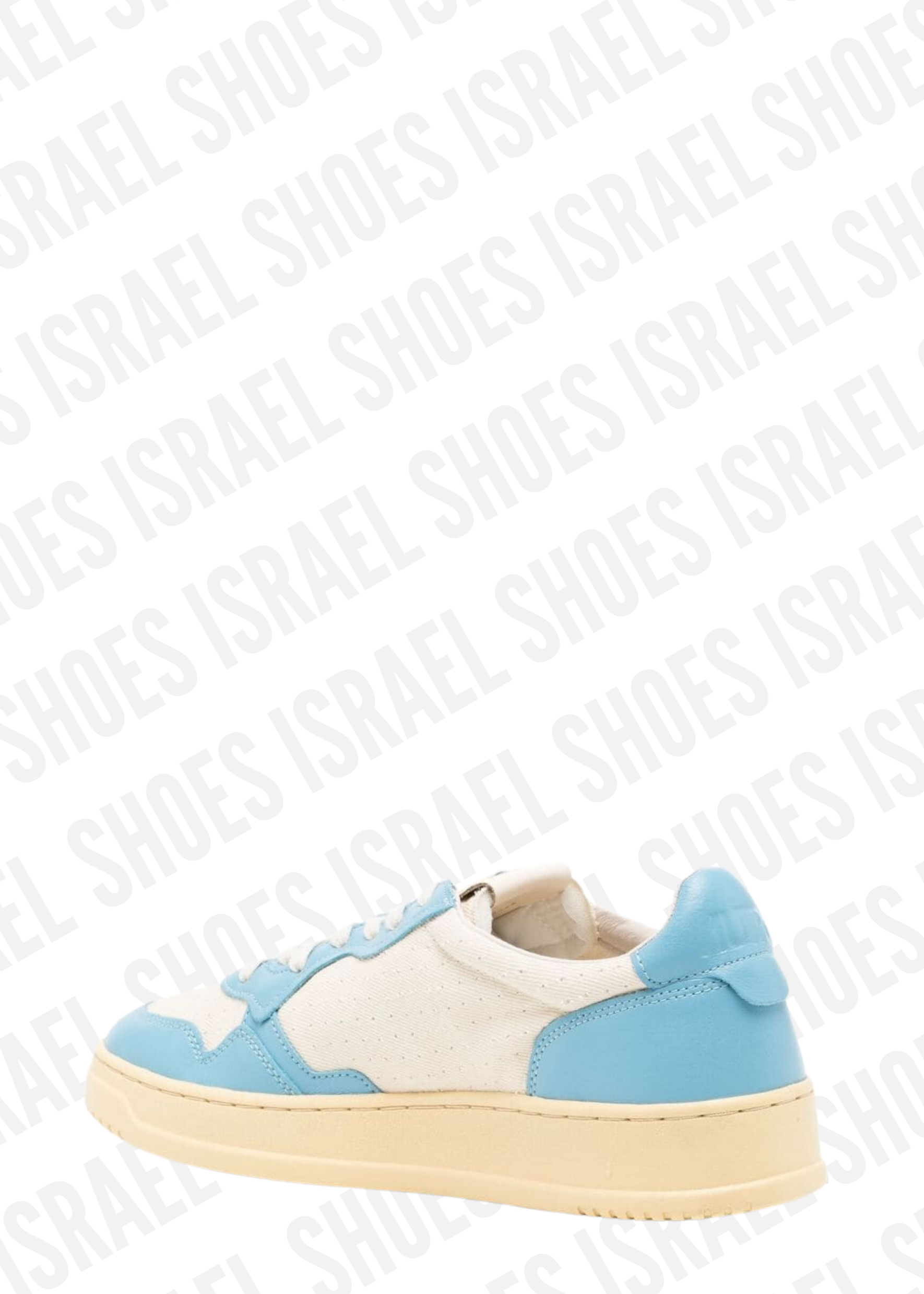 colour-block recycled leather sneakers