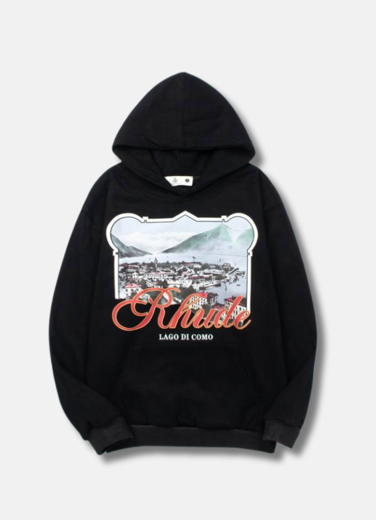 Logo print hoodie