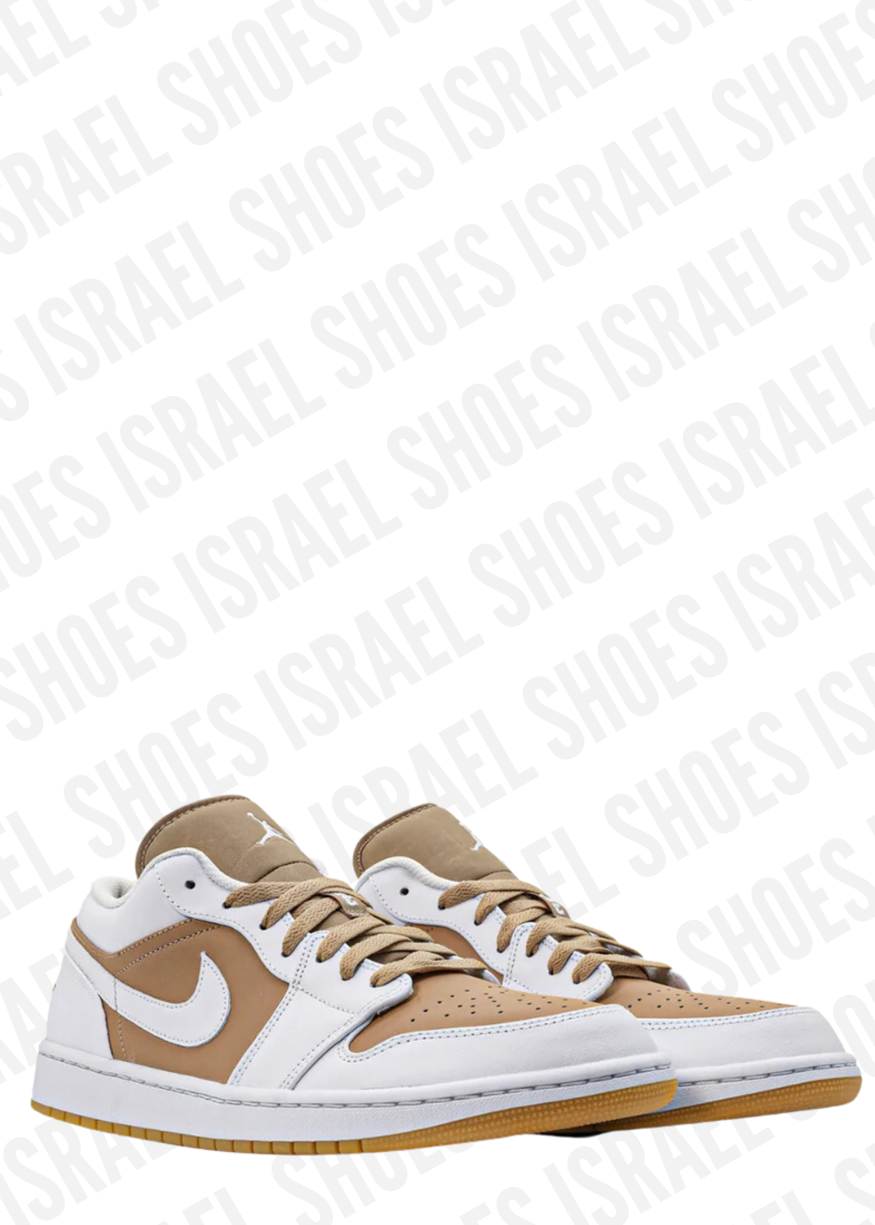 Air Jordan 1 Low 'White' Tan sneakers
