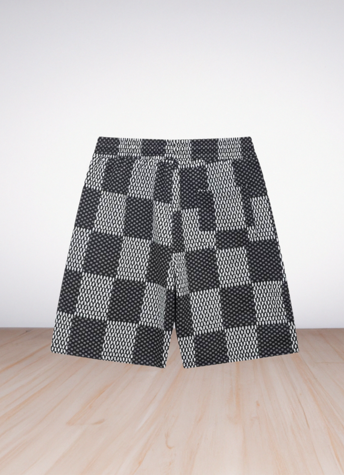 Logo Print Track Shorts Black