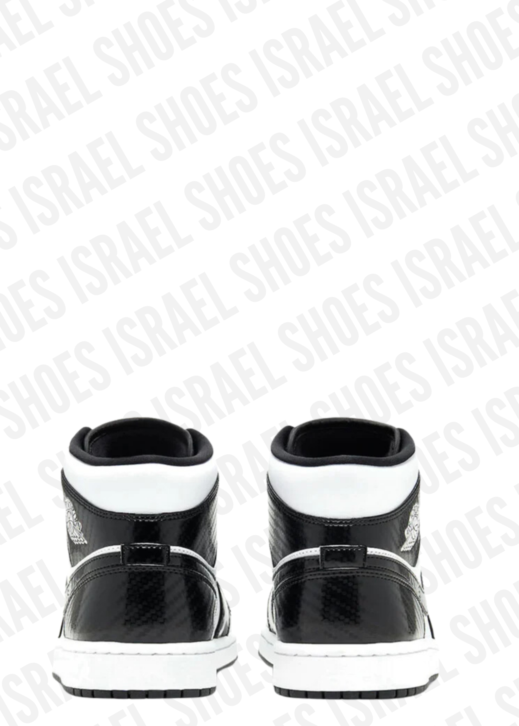 Air Jordan 1 Mid "Black And White" Panda Carbon Fiber