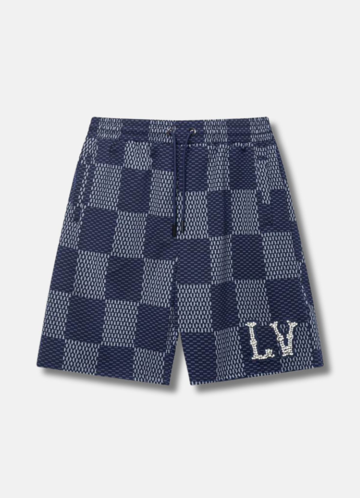 Logo Print Track Shorts Blue