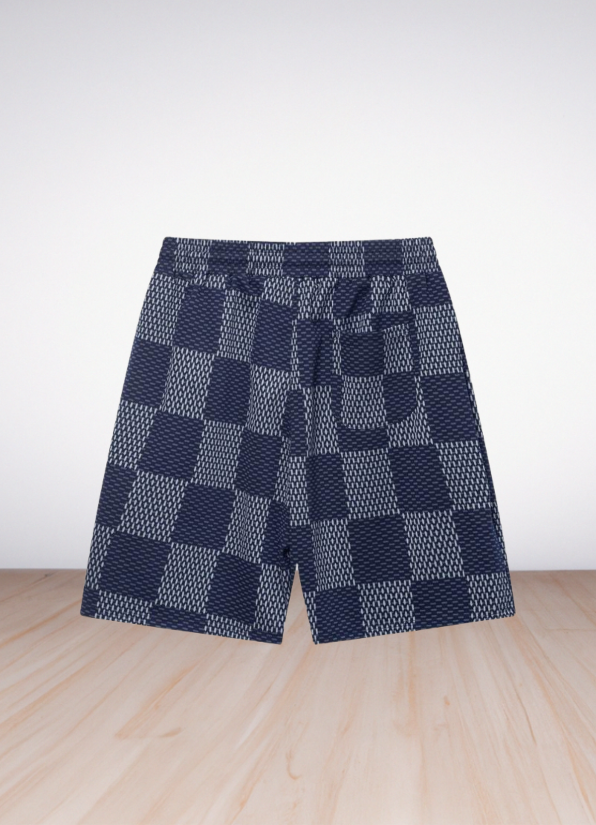 Logo Print Track Shorts Blue