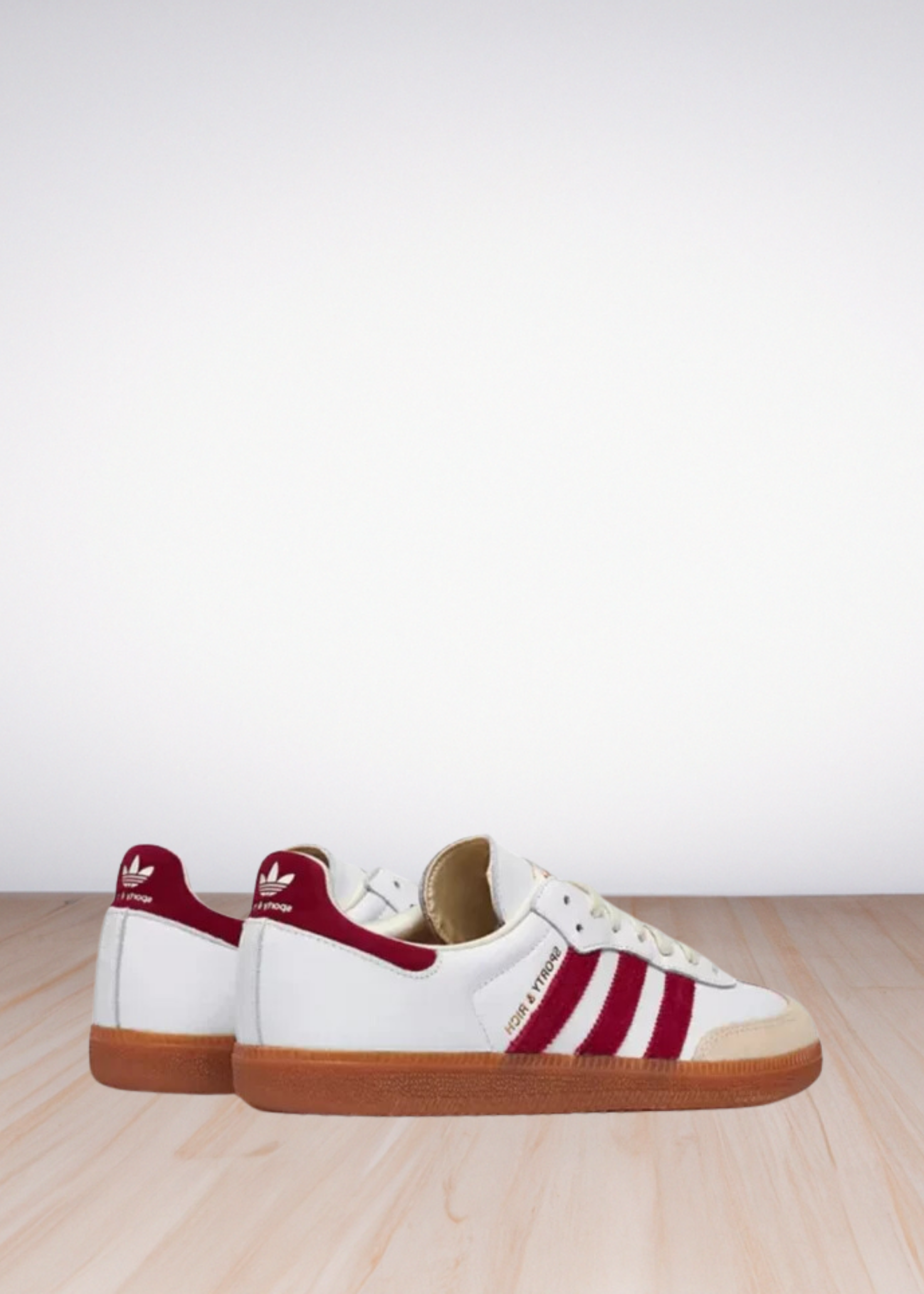 SAMBA OG SPORTY & RICH WHITE CORE BURGUNDY