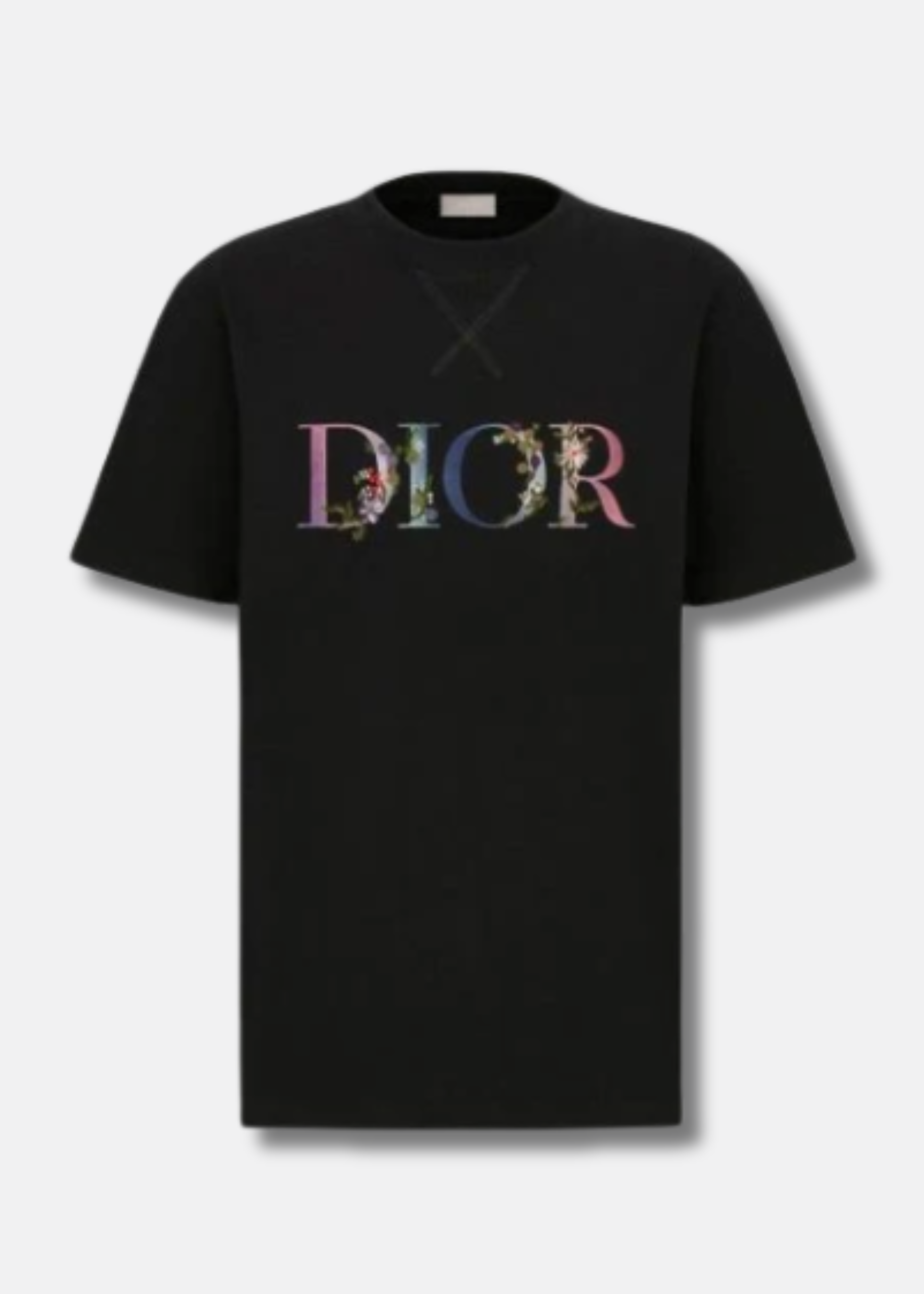 logo-embroidered T-shirt