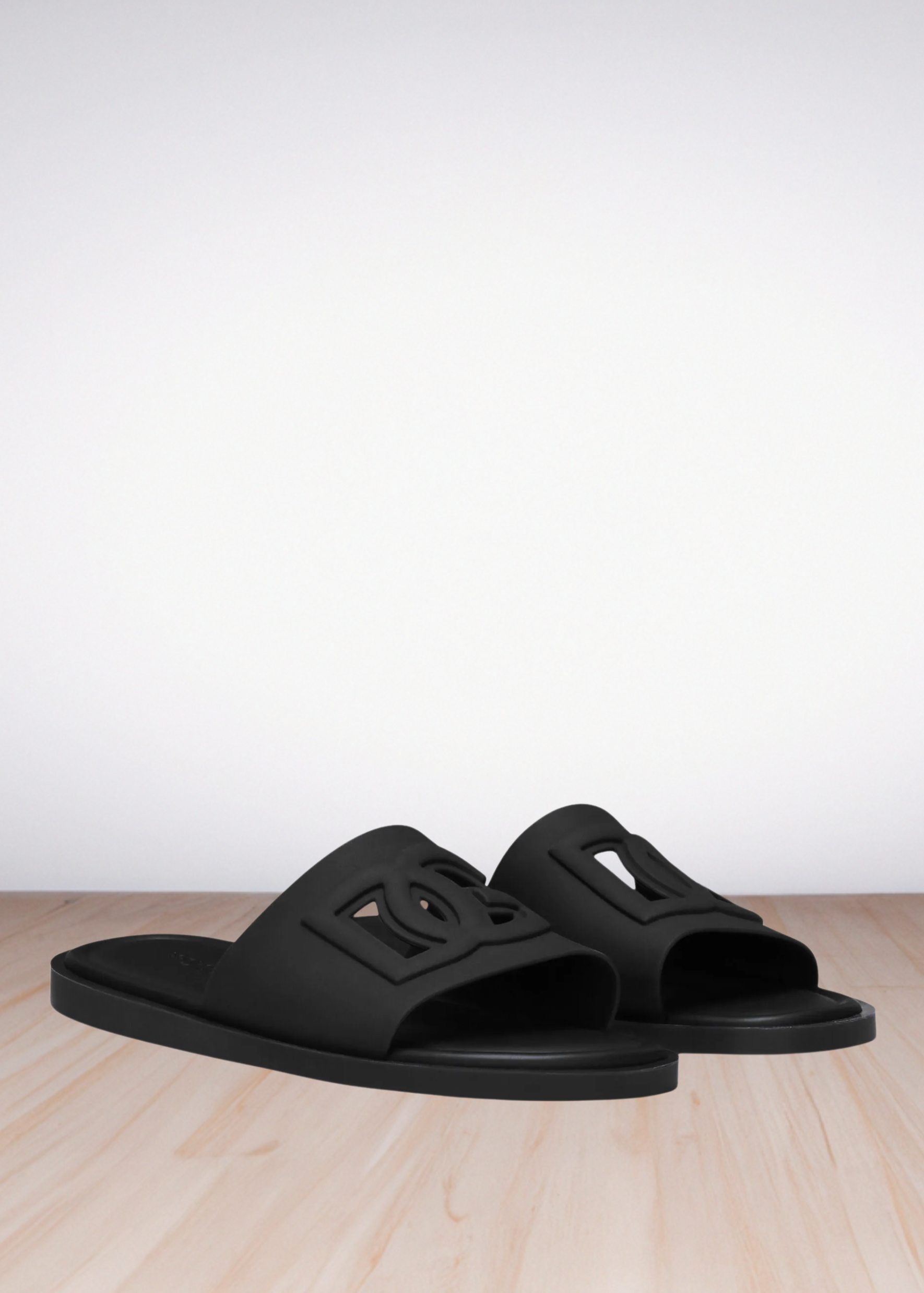 logo-embossed pool slides