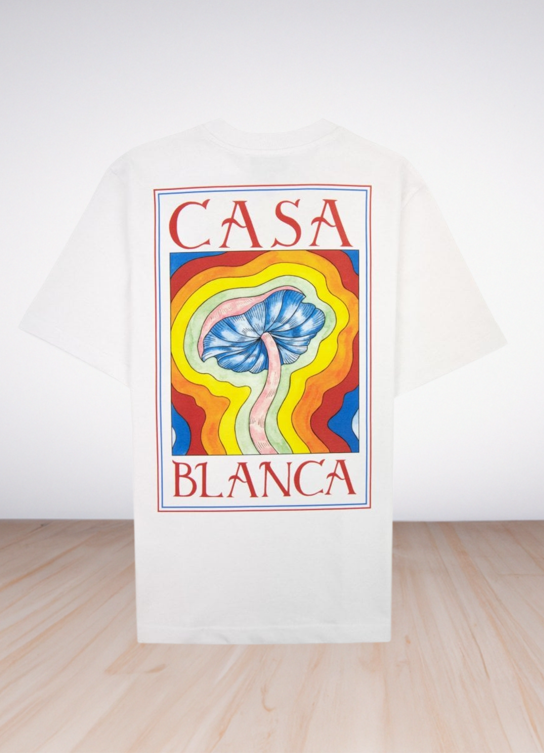 Logo Print T shirt White