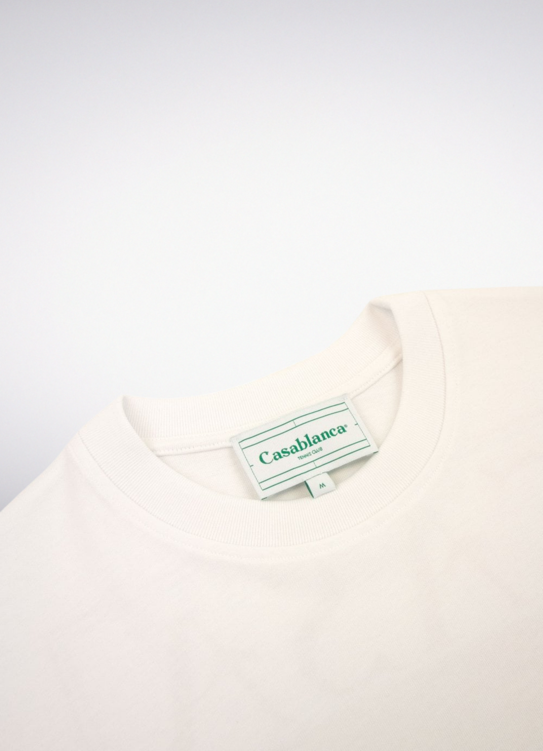 Logo Print T shirt White