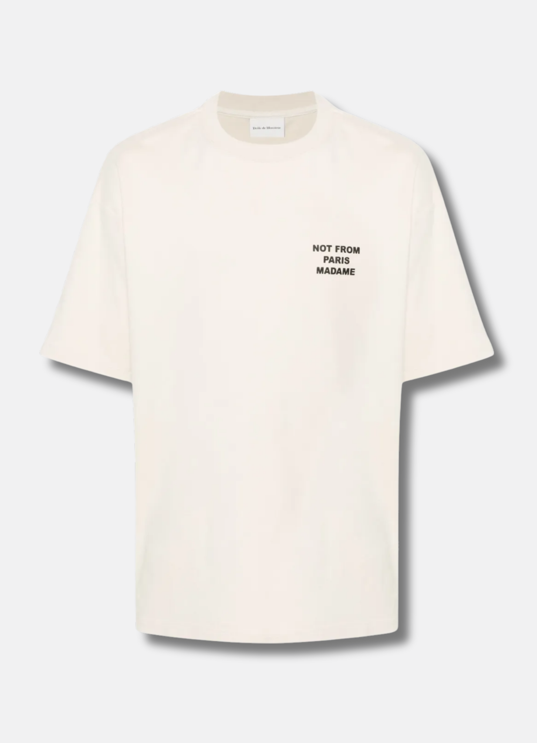 Slogan crew-neck T-shirt