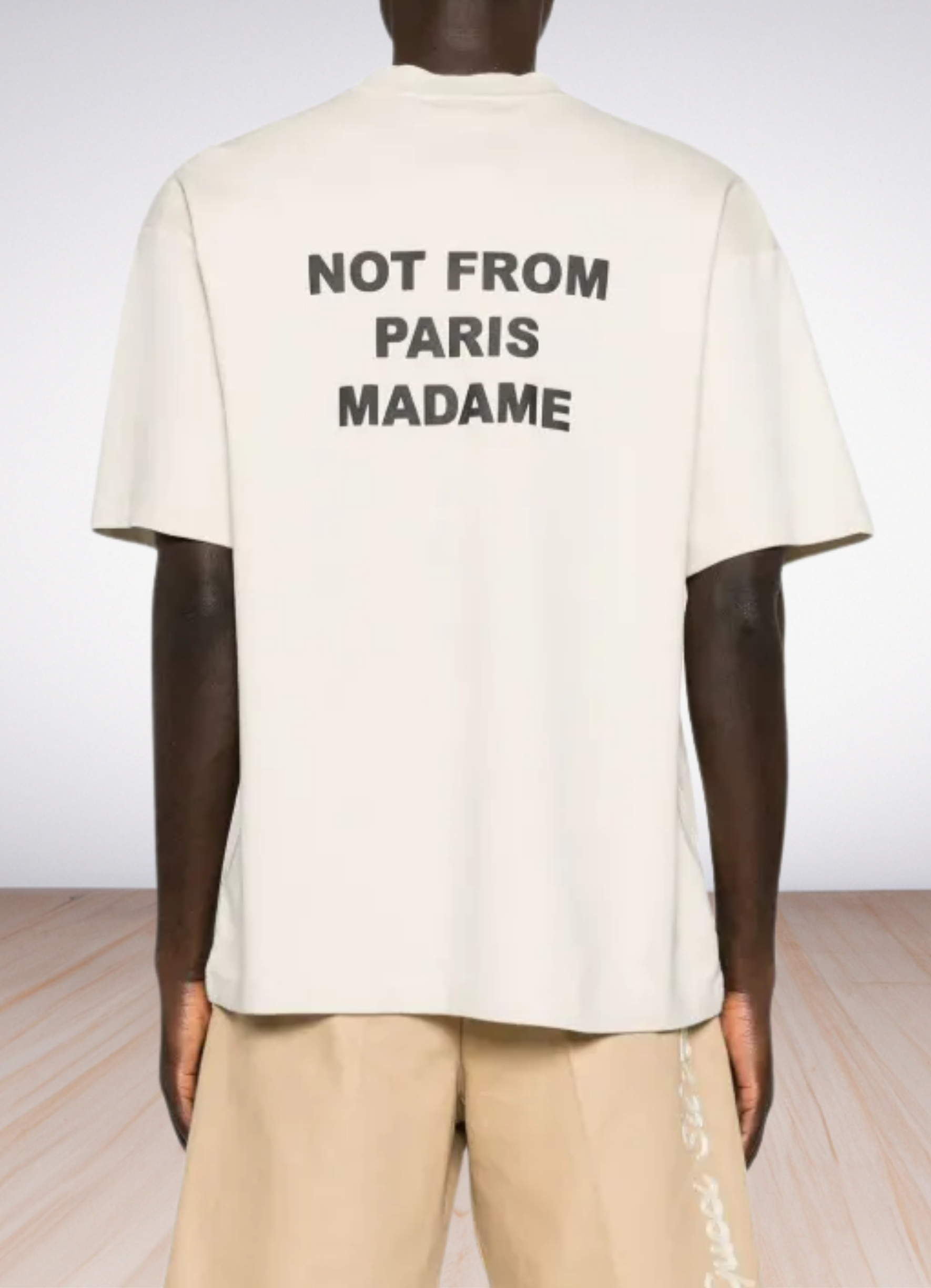 Slogan crew-neck T-shirt