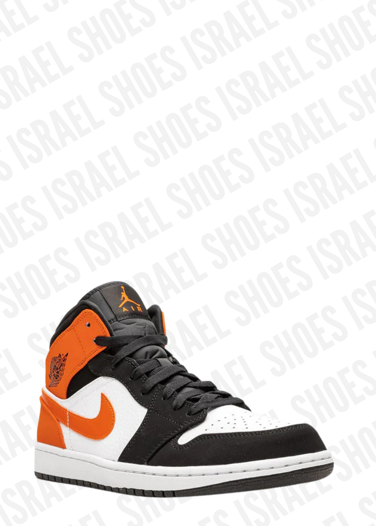 Air Jordan 1 Mid "Shattered Orange" backboard