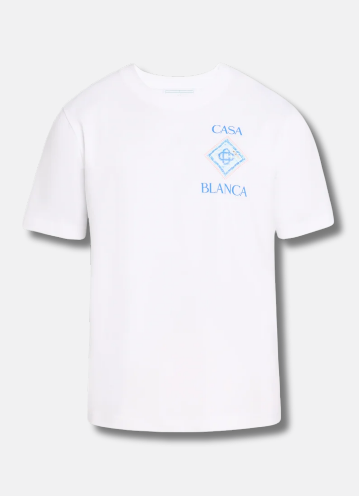 Logo Print T shirt White