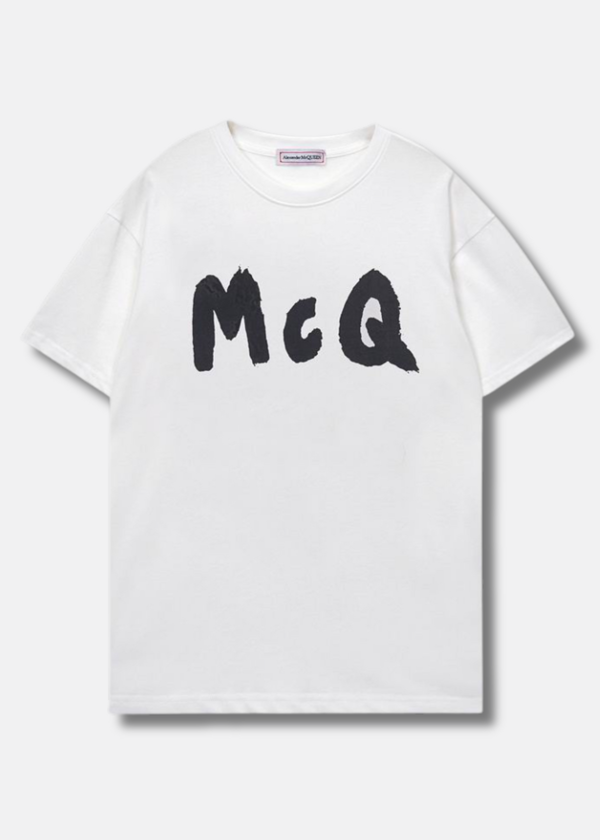 logo Print T shirt White