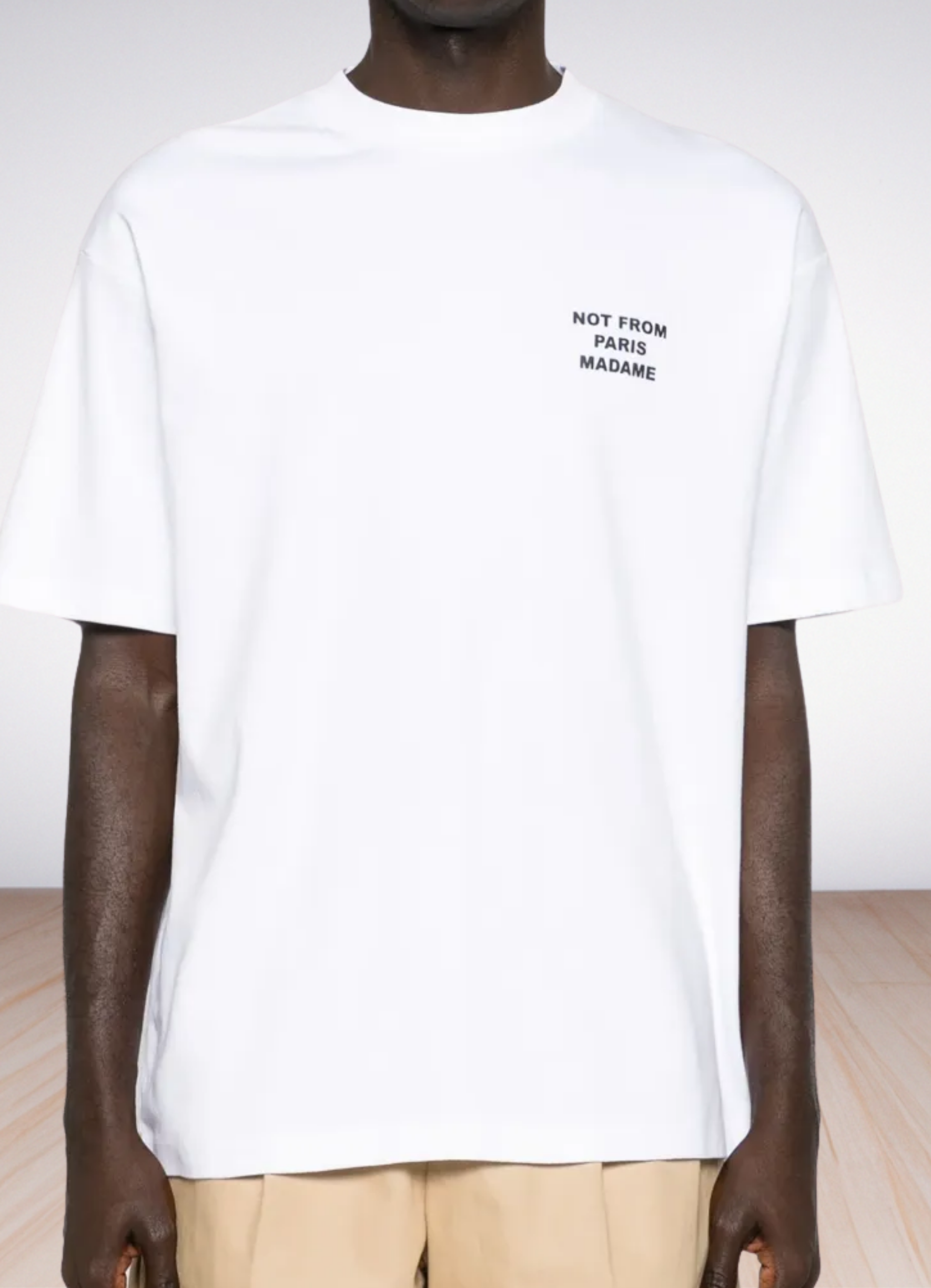 slogan-print cotton T-shirt