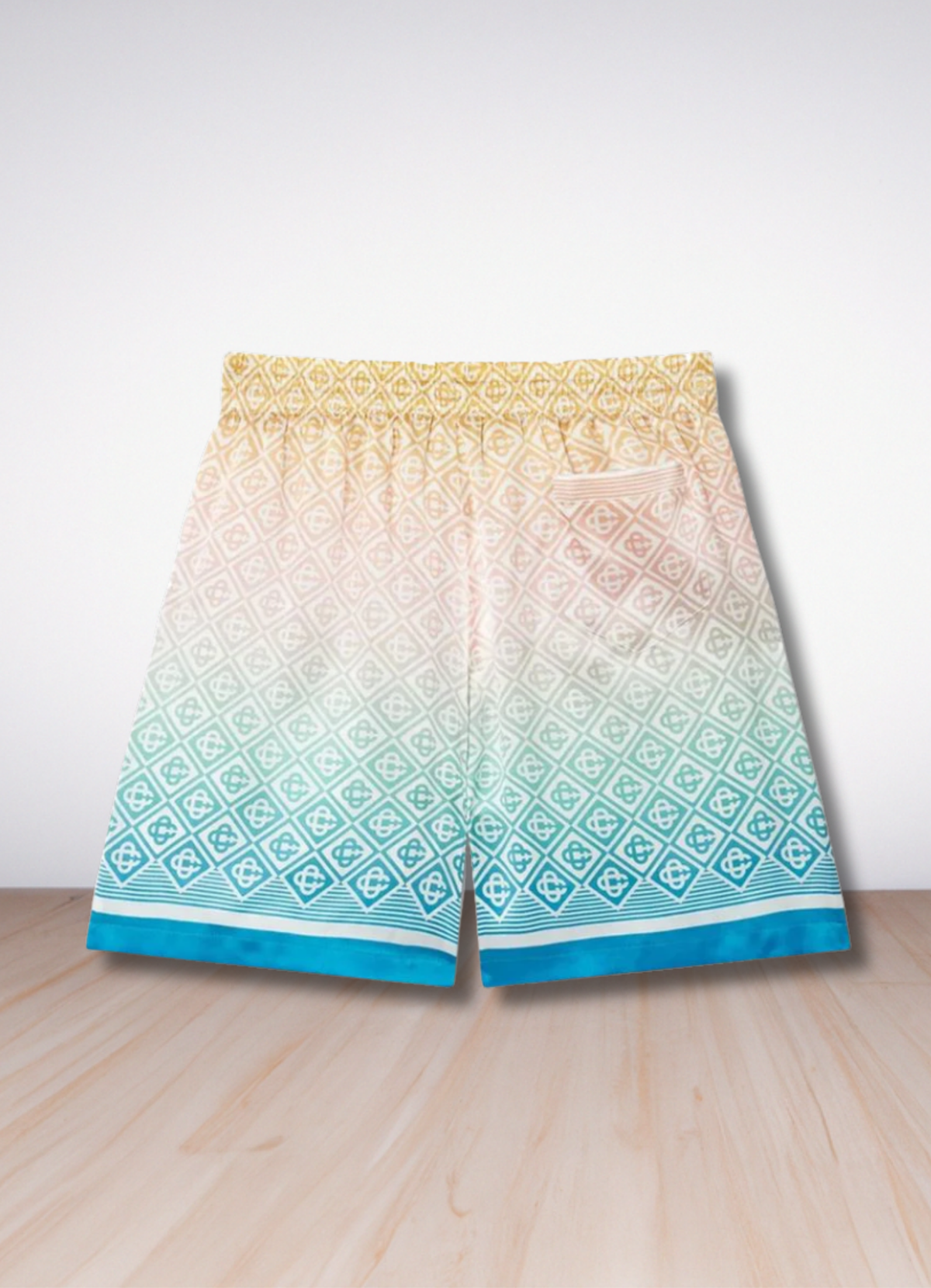 Gradient Monogram deck shorts בגד ים