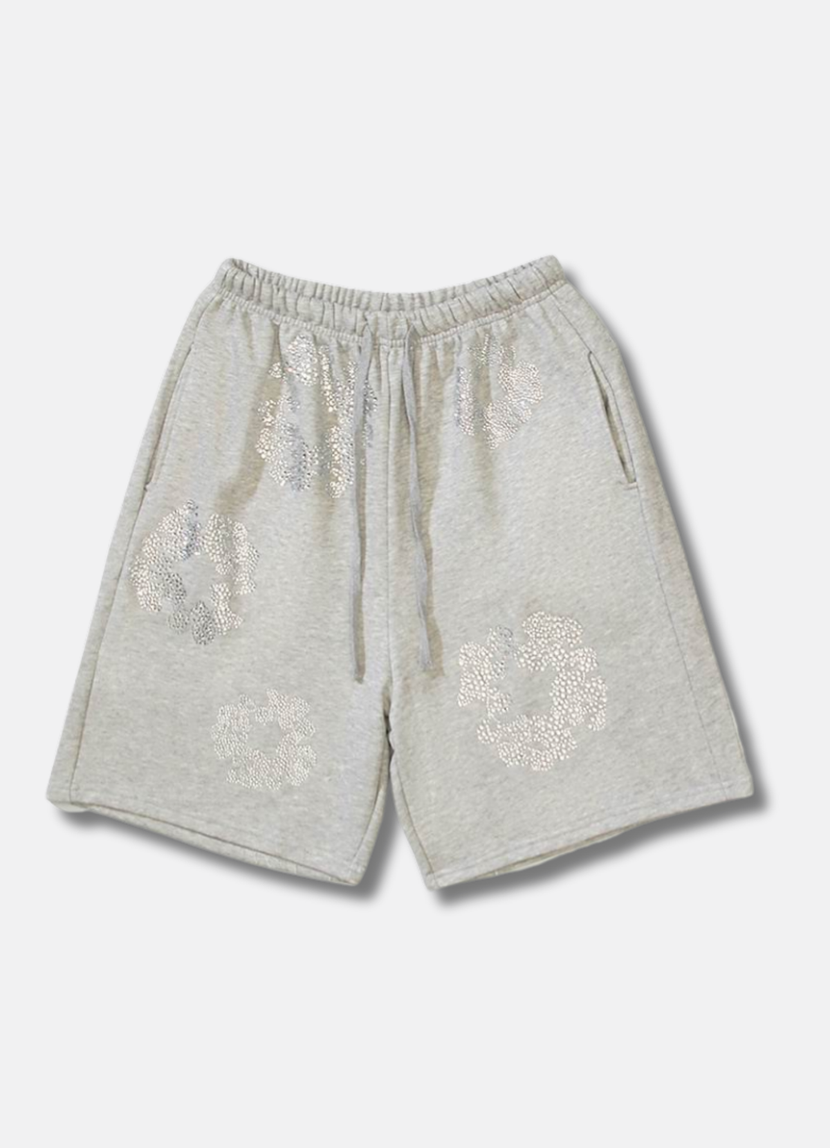 Cotton Wreath Shorts Grey