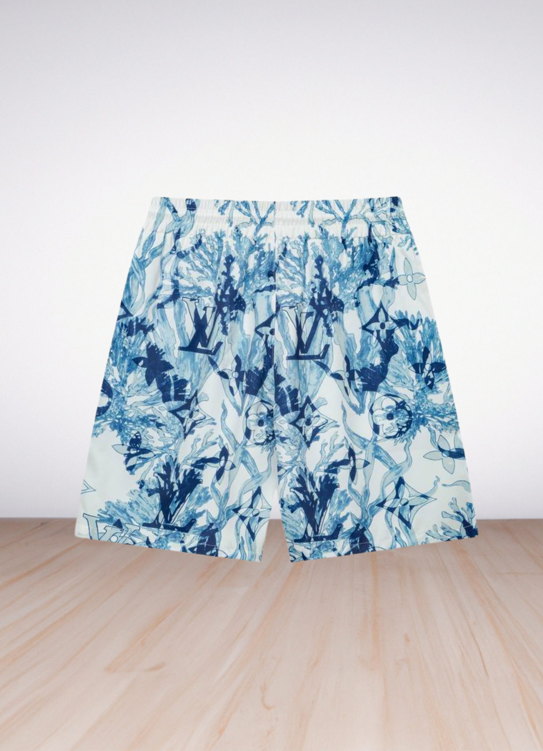Printed Monogram Swim Shorts בגד ים