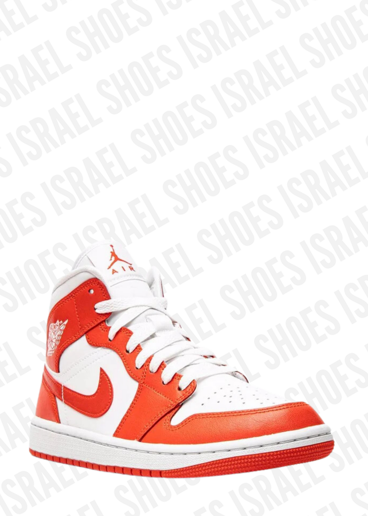 Air Jordan 1 Mid "Orange White" sneakers