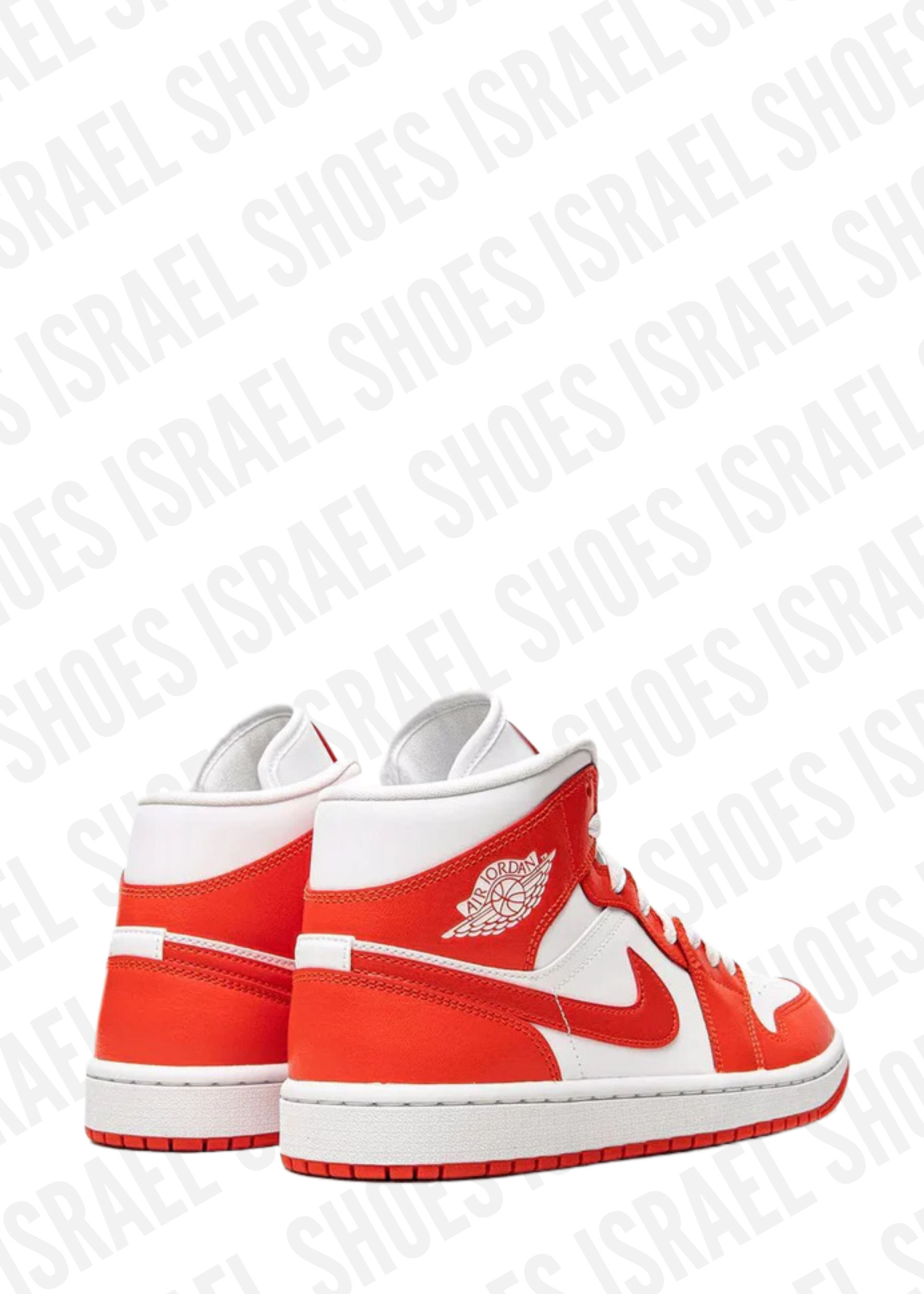 Air Jordan 1 Mid "Orange White" sneakers