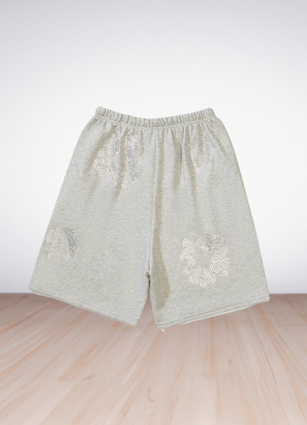 Cotton Wreath Shorts Grey
