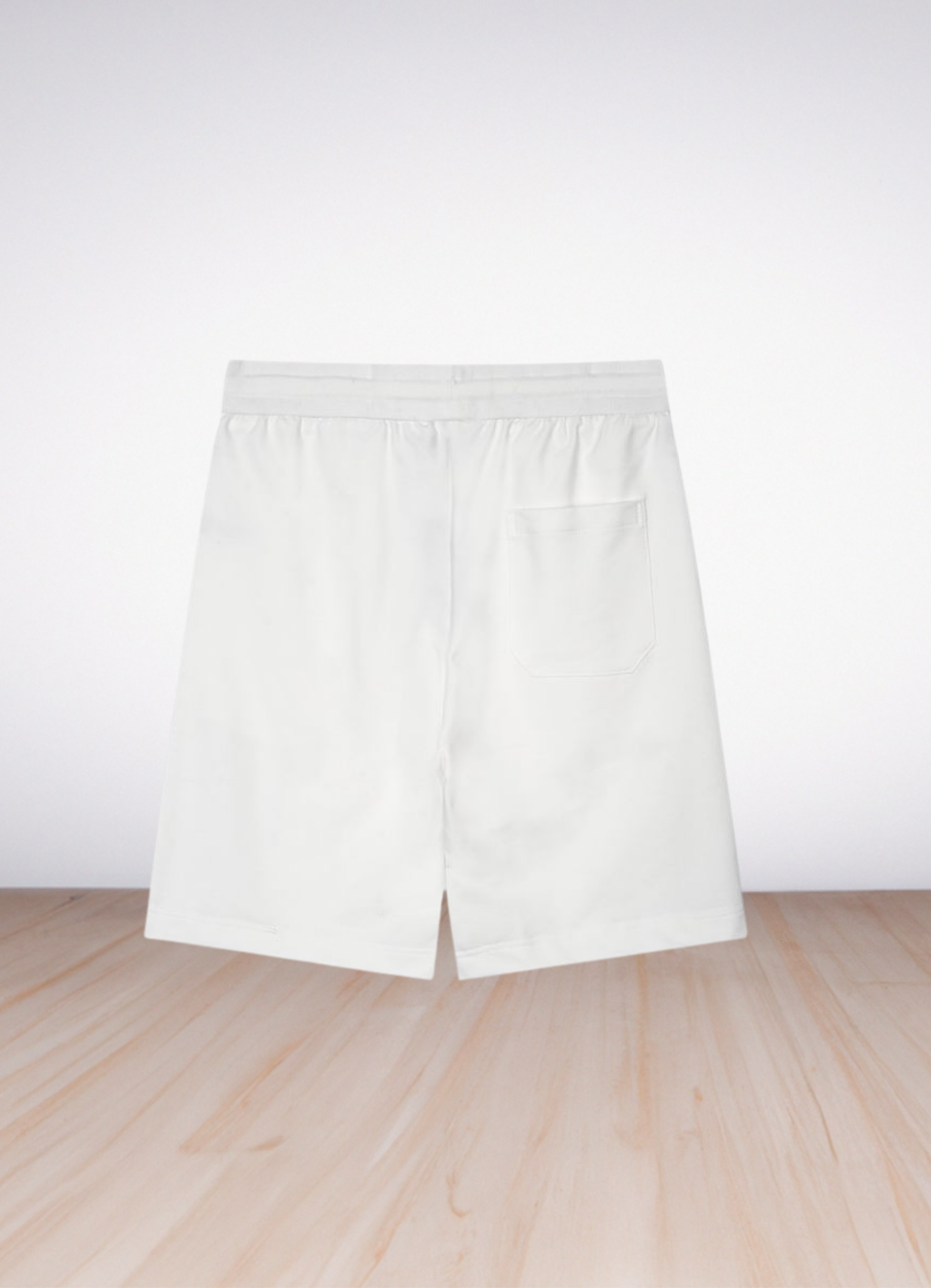 מכנסי שורטס Casablanca בצבע לבן עם הדפס לוגו צבעוני