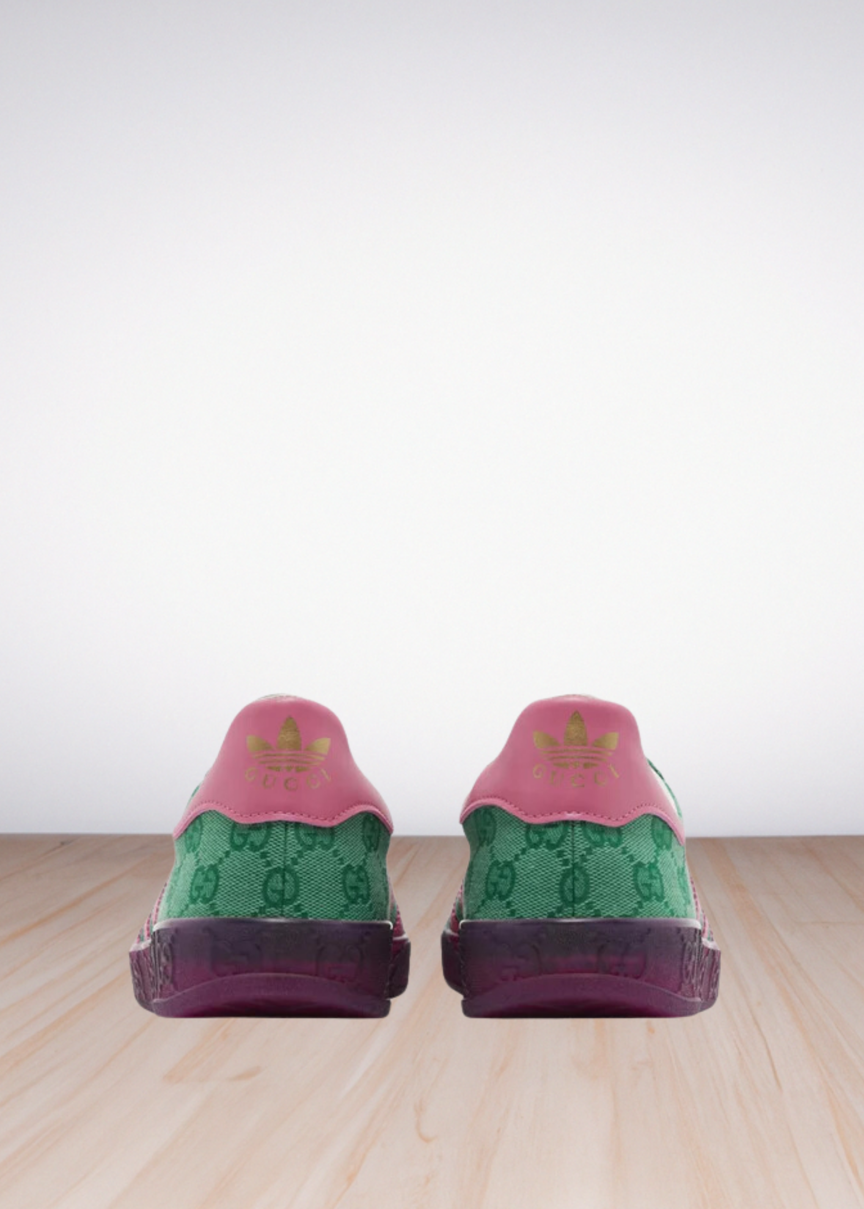 GUCCI X WMNS GAZELLE GREEN GG MONOGRAM