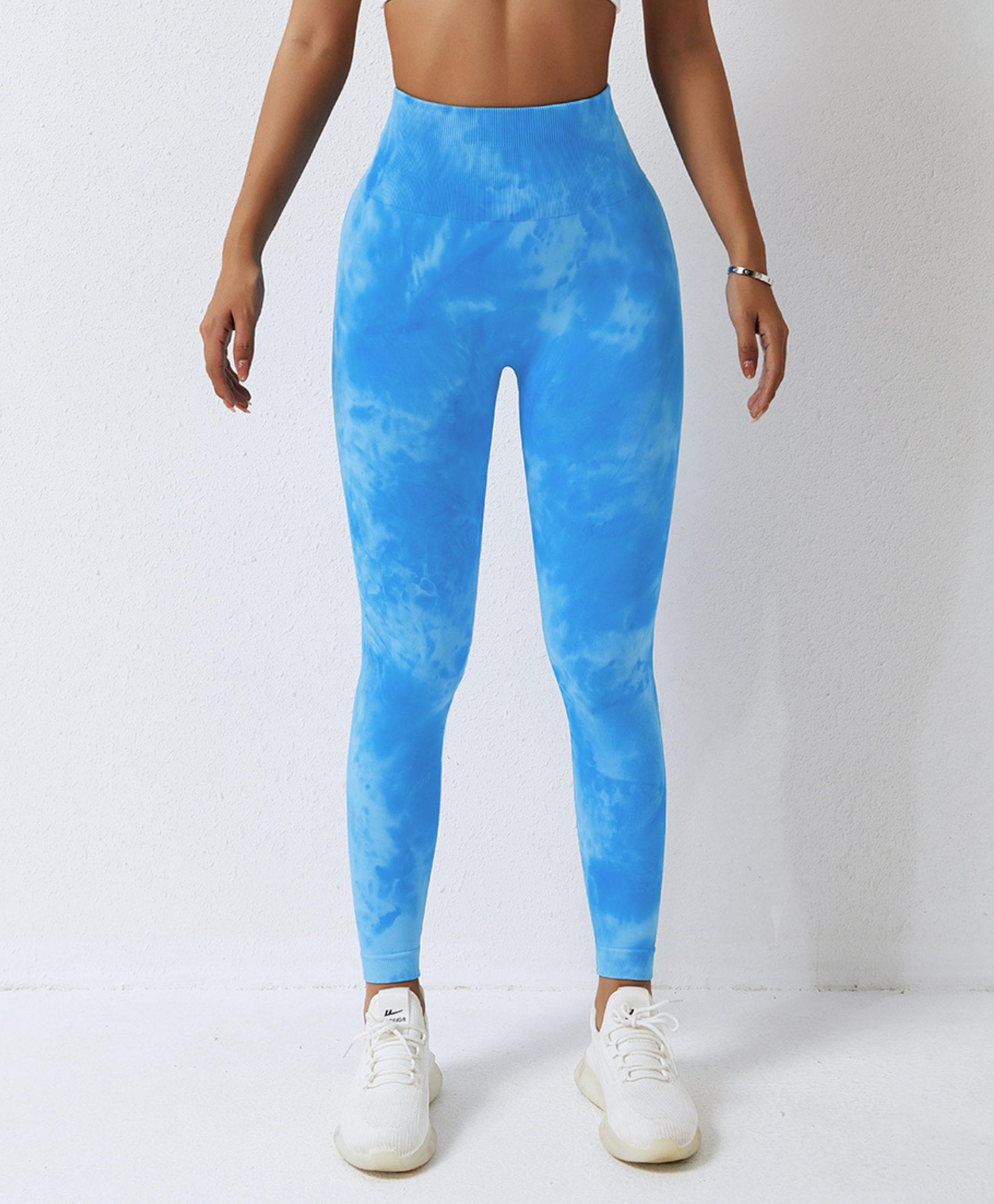 Galaxy טייץ מחטב ארוך צבע תכלת