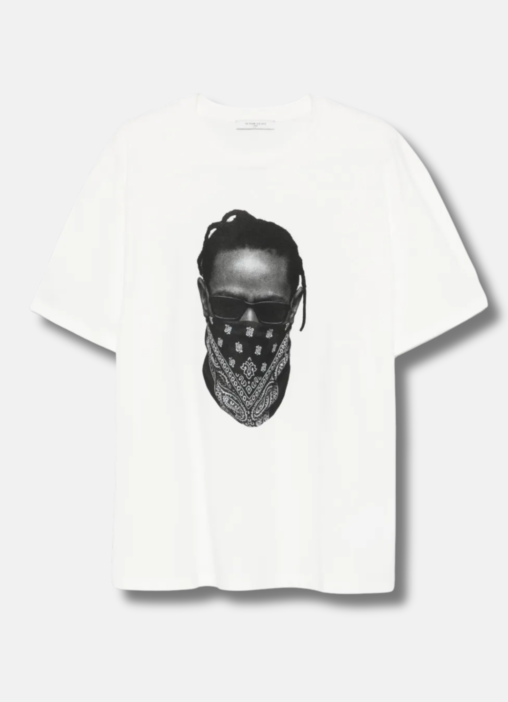 bandana-print graphic T-shirt
