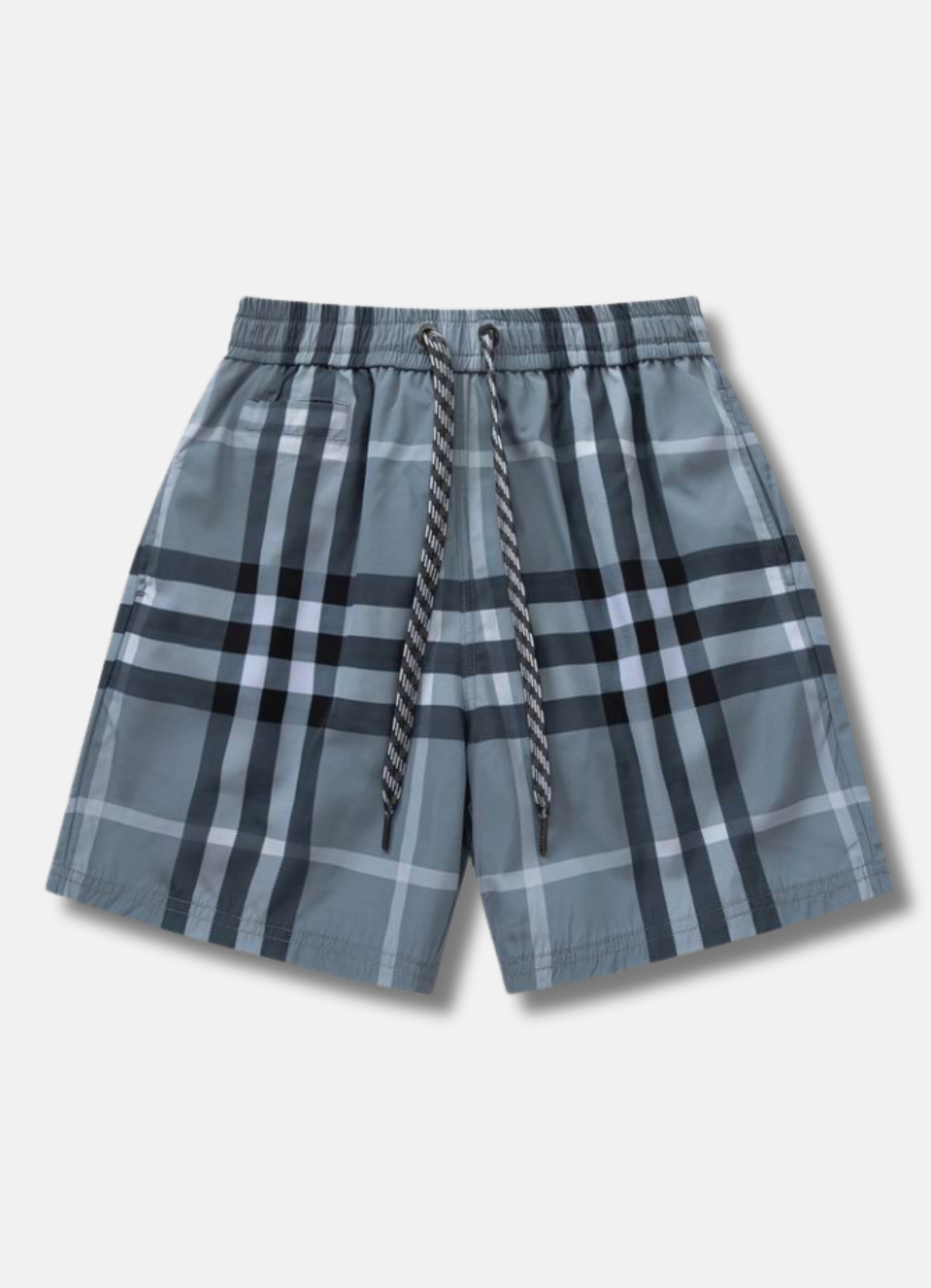 Men's Check Swim Shorts בגד ים