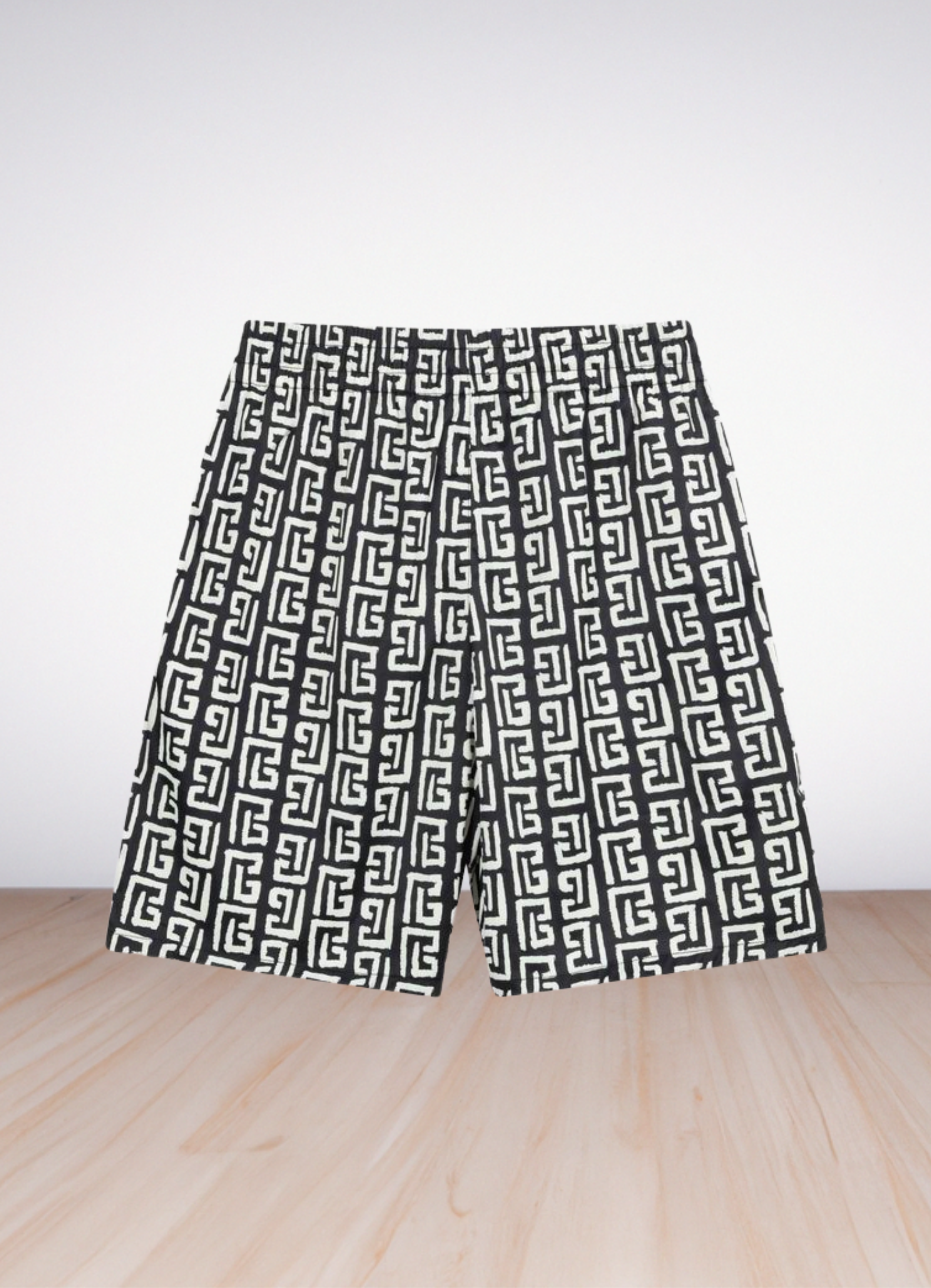 Logo Printed Drawstring Swim Shorts בגד ים