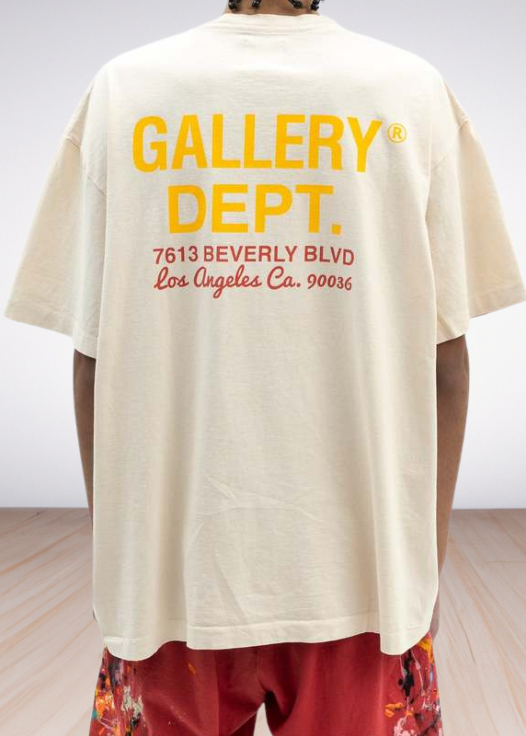 Logo Print Oversized T shirt Car Show