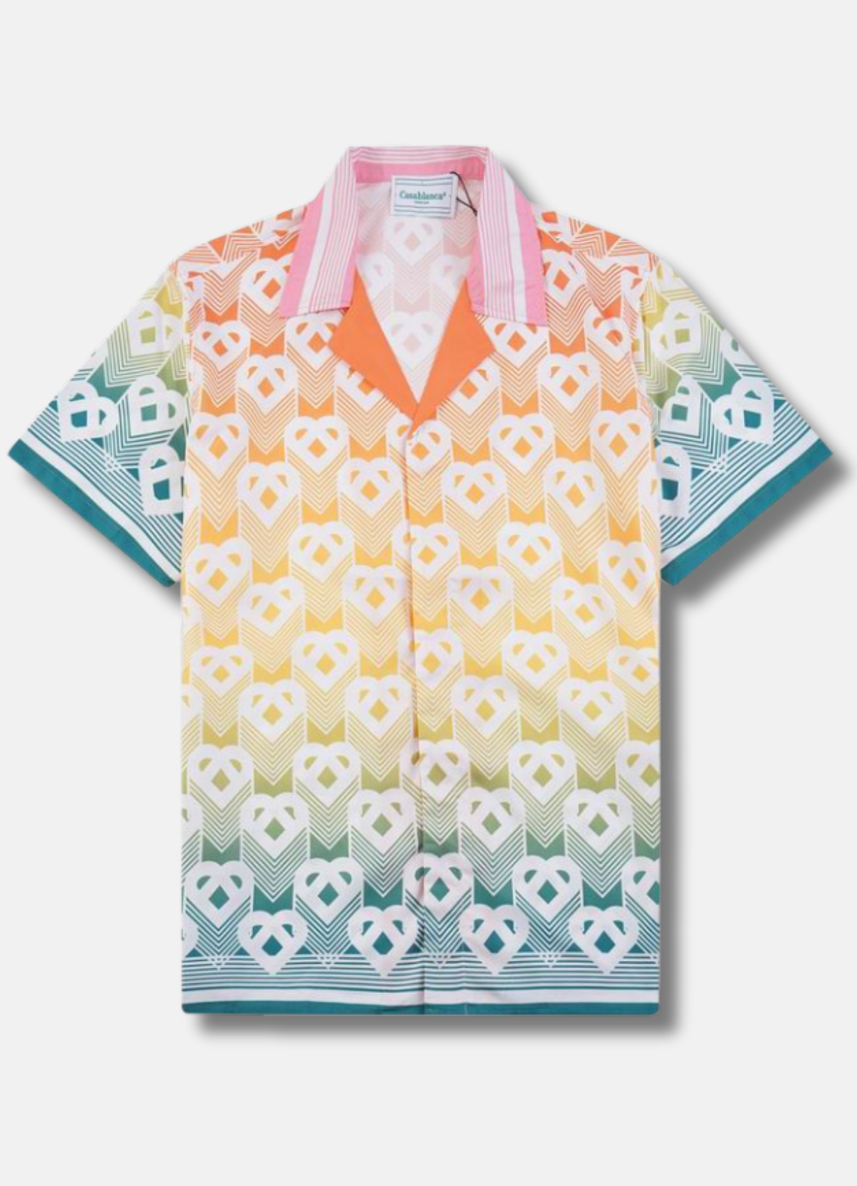Short-Sleeve Silk Shirt