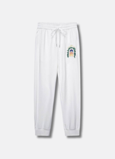 Logo print long pants