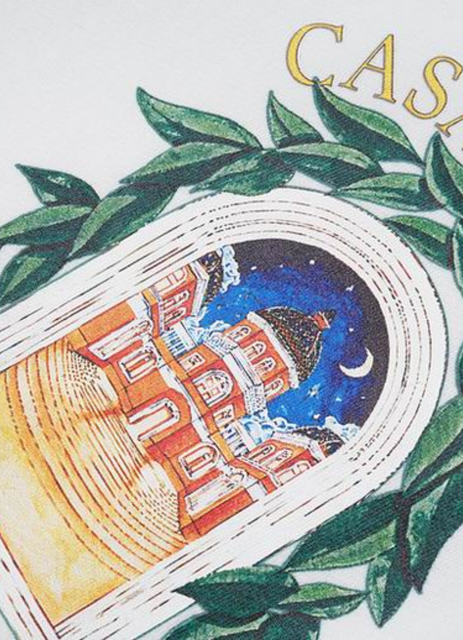 Logo print long pants