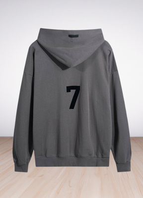 Logo graphic-print hoodie